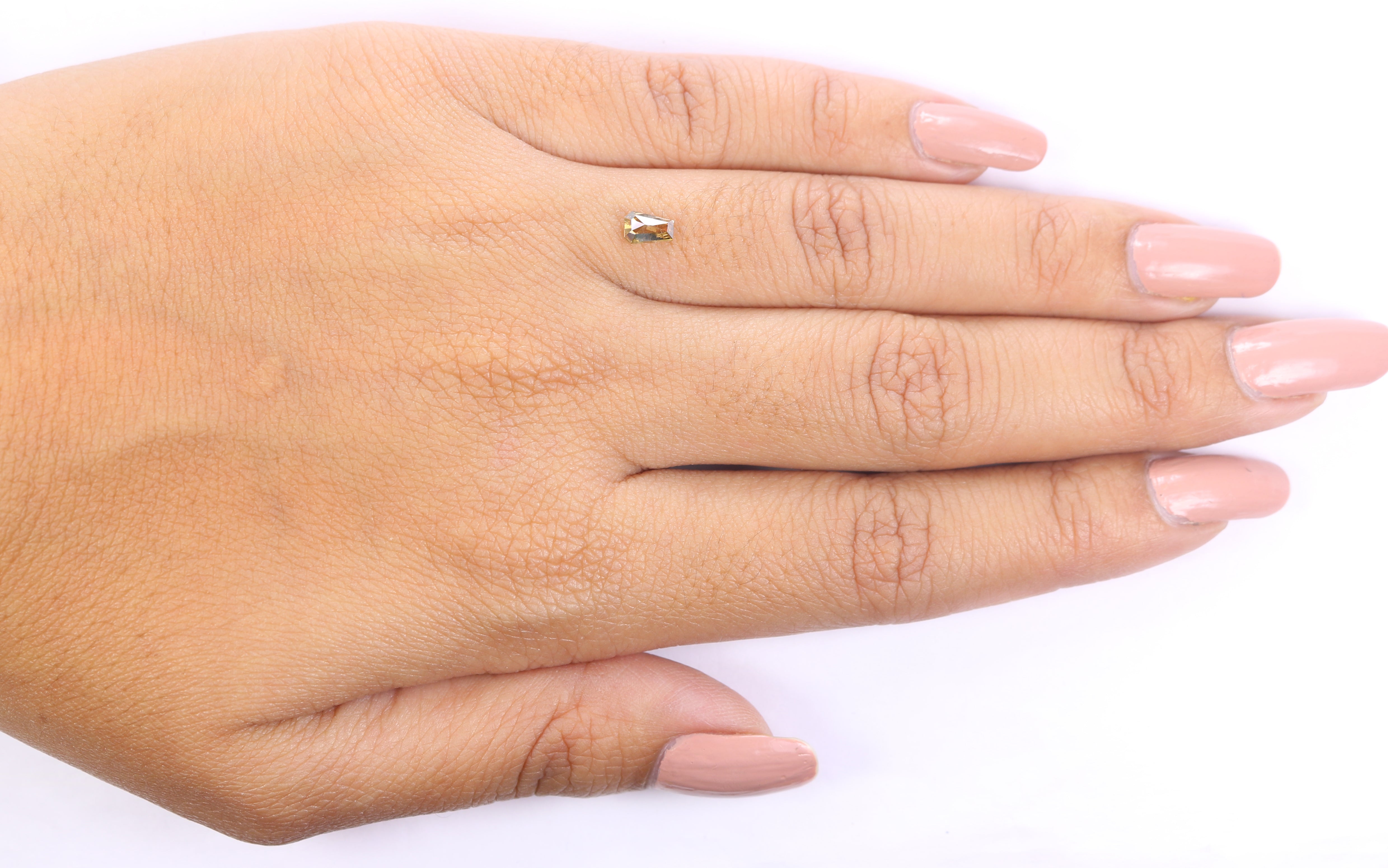 0.36 CT Natural Loose Antique Shape Diamond Brown Color Antique Cut Diamond 5.10 MM Natural Loose Brown Color Antique Rose Cut Diamond KQ604