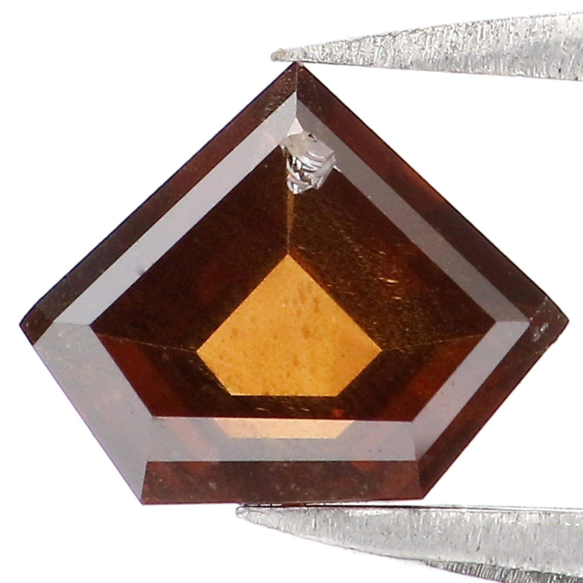 0.83 CT Natural Loose Shield Shape Diamond Brown Color Shield Cut Diamond 6.10 MM Natural Loose Brown Diamond Shield Rose Cut Diamond QL1862