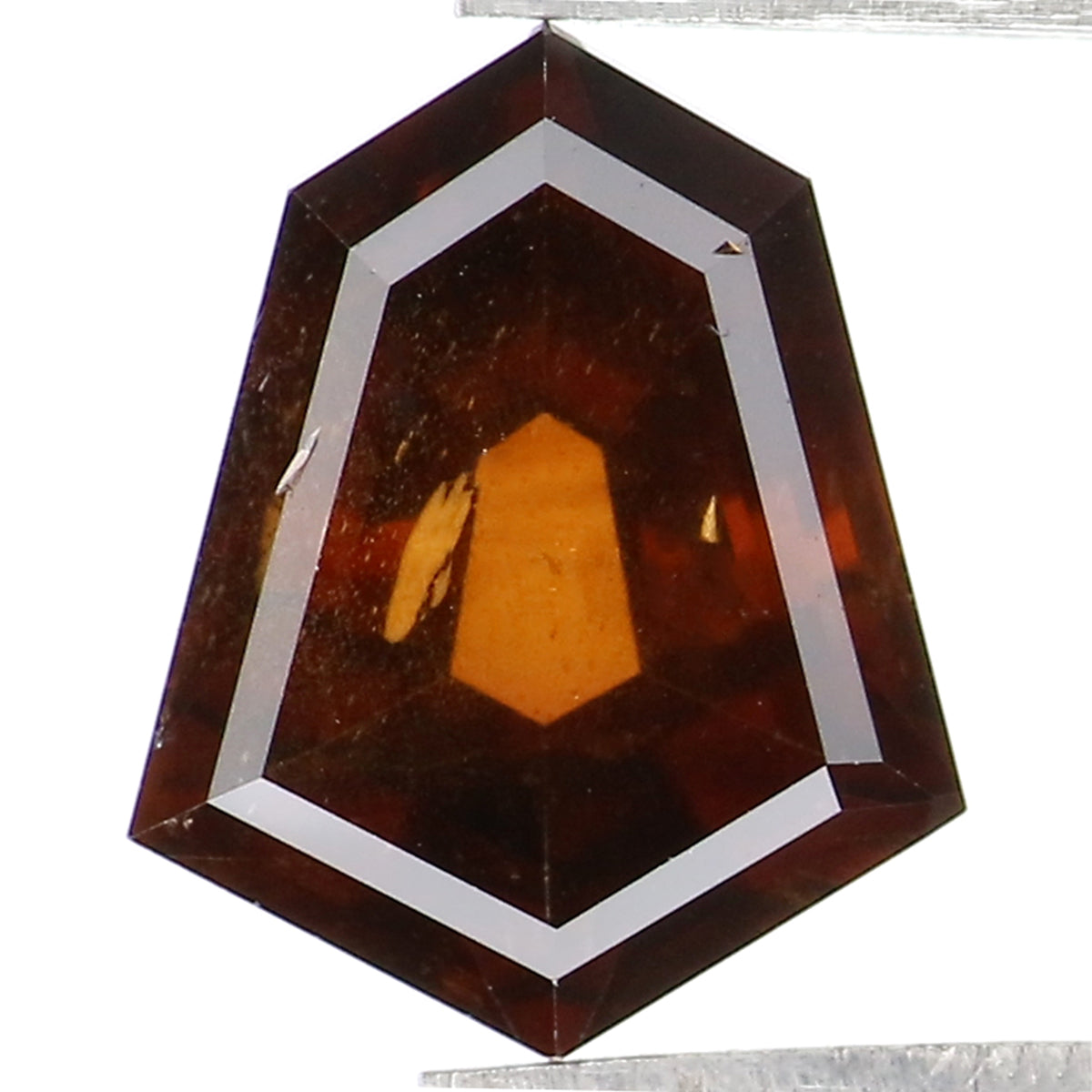 1.29 CT Natural Loose Shield Shape Diamond Brown Color Shield Cut Diamond 8.25 MM Natural Loose Brown Diamond Shield Rose Cut Diamond QL1796