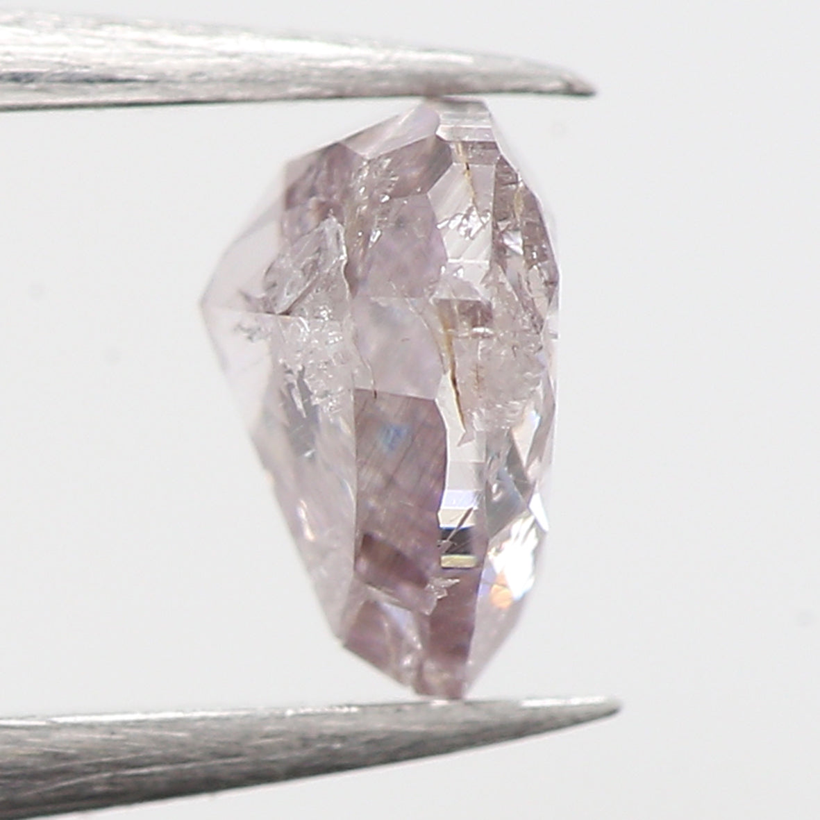 0.39 Ct Natural Loose Diamond, Heart Diamond, Pink Diamond, Rose Cut Diamond,Heart Shape Diamond, Antique Diamond KR922