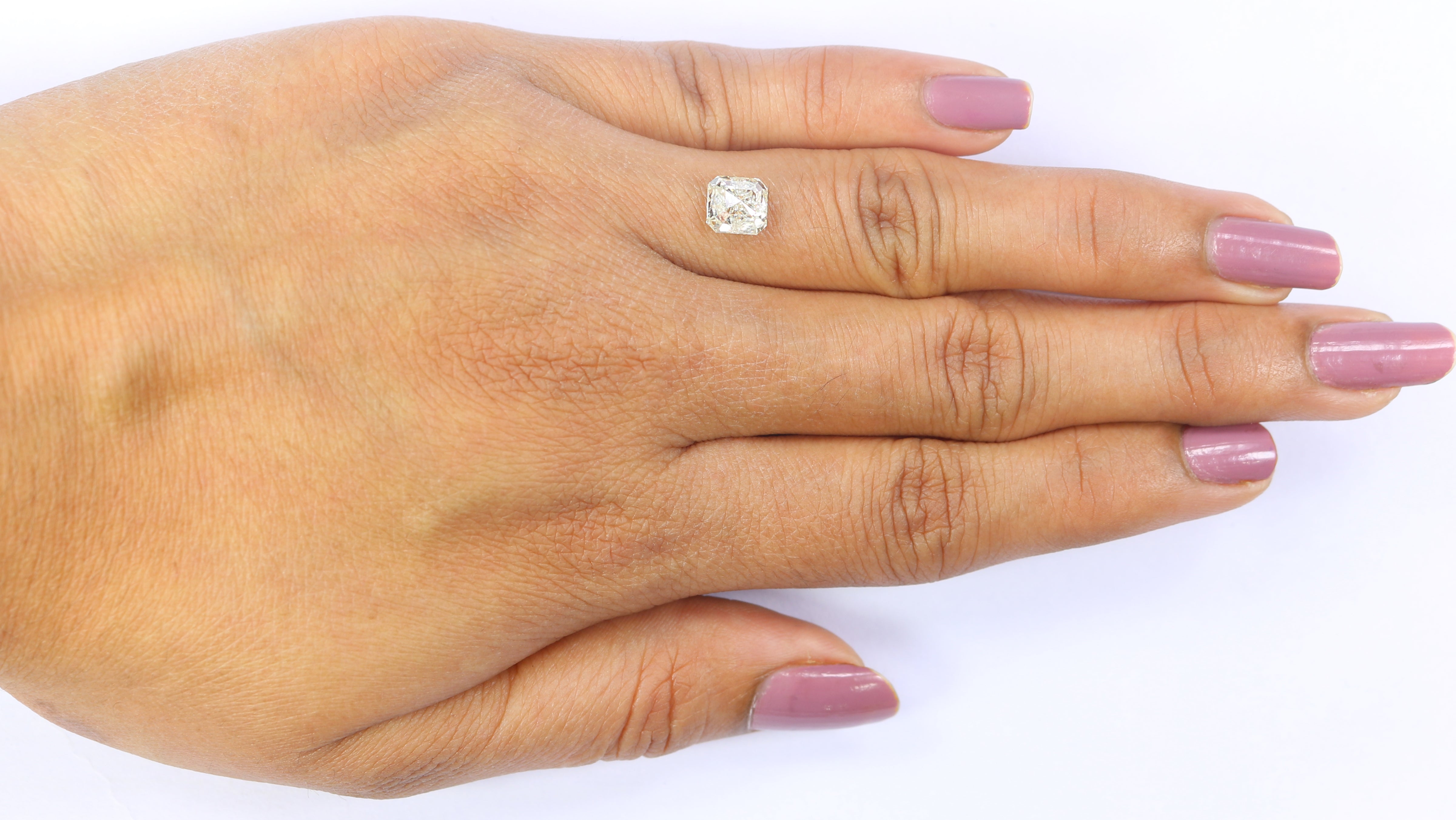 1.31 CT Natural Loose Square Shape Diamond White - J Color Square Diamond 5.90 MM Natural Loose White Diamond Square Rose Cut Diamond QL2574