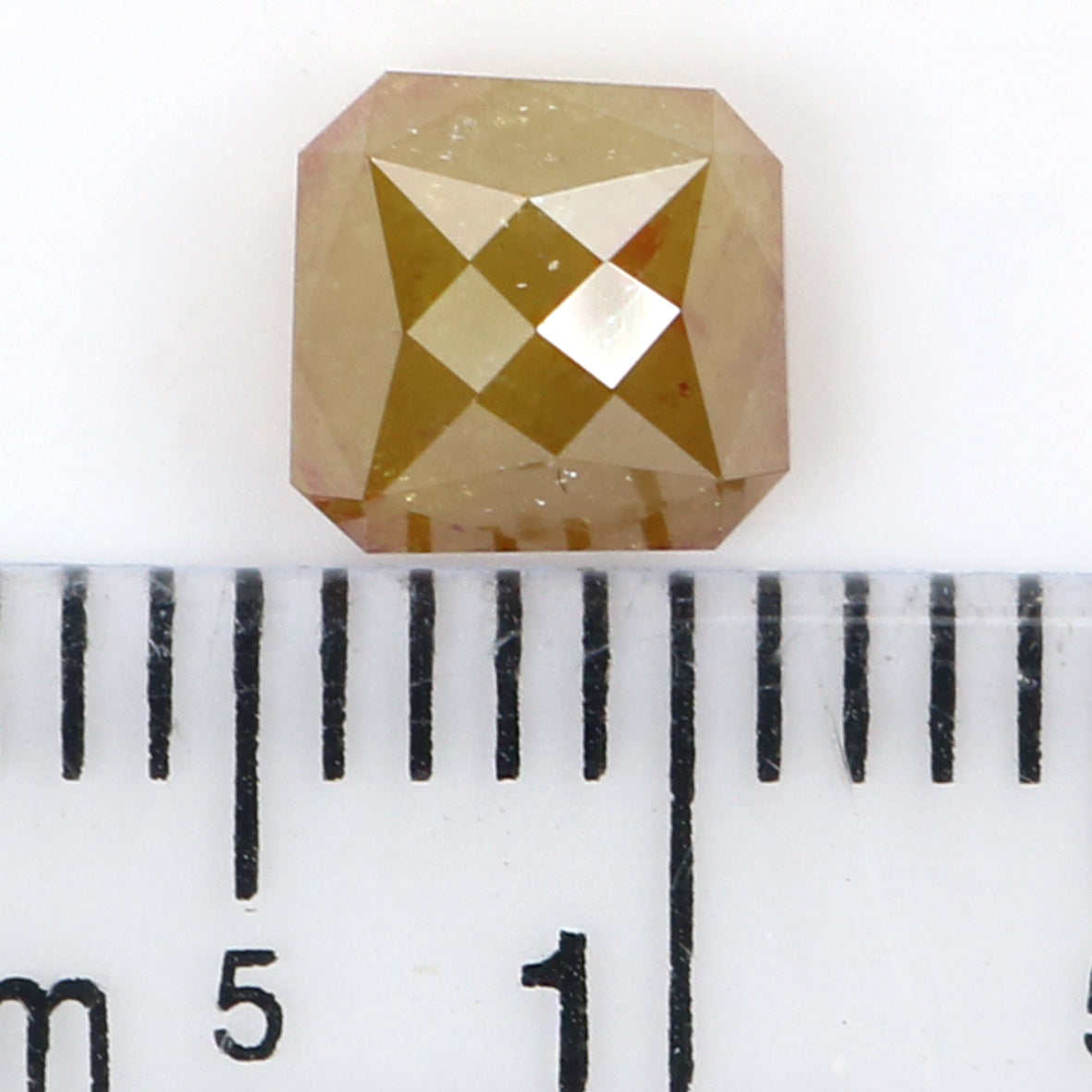 1.19 CT Natural Loose Radiant Shape Diamond Yellow Color Radiant Diamond 5.80 MM Natural Yellow Color Radiant Brilliant Cut Diamond KQ621
