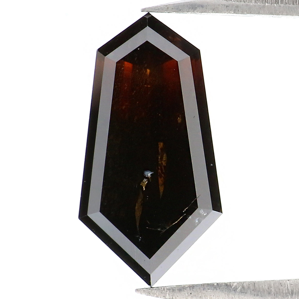 1.84 CT Natural Loose Shield Shape Diamond Brown Color Shield Shape Diamond 11.55 MM Natural Loose Diamond Shield Rose Cut Diamond QL1872