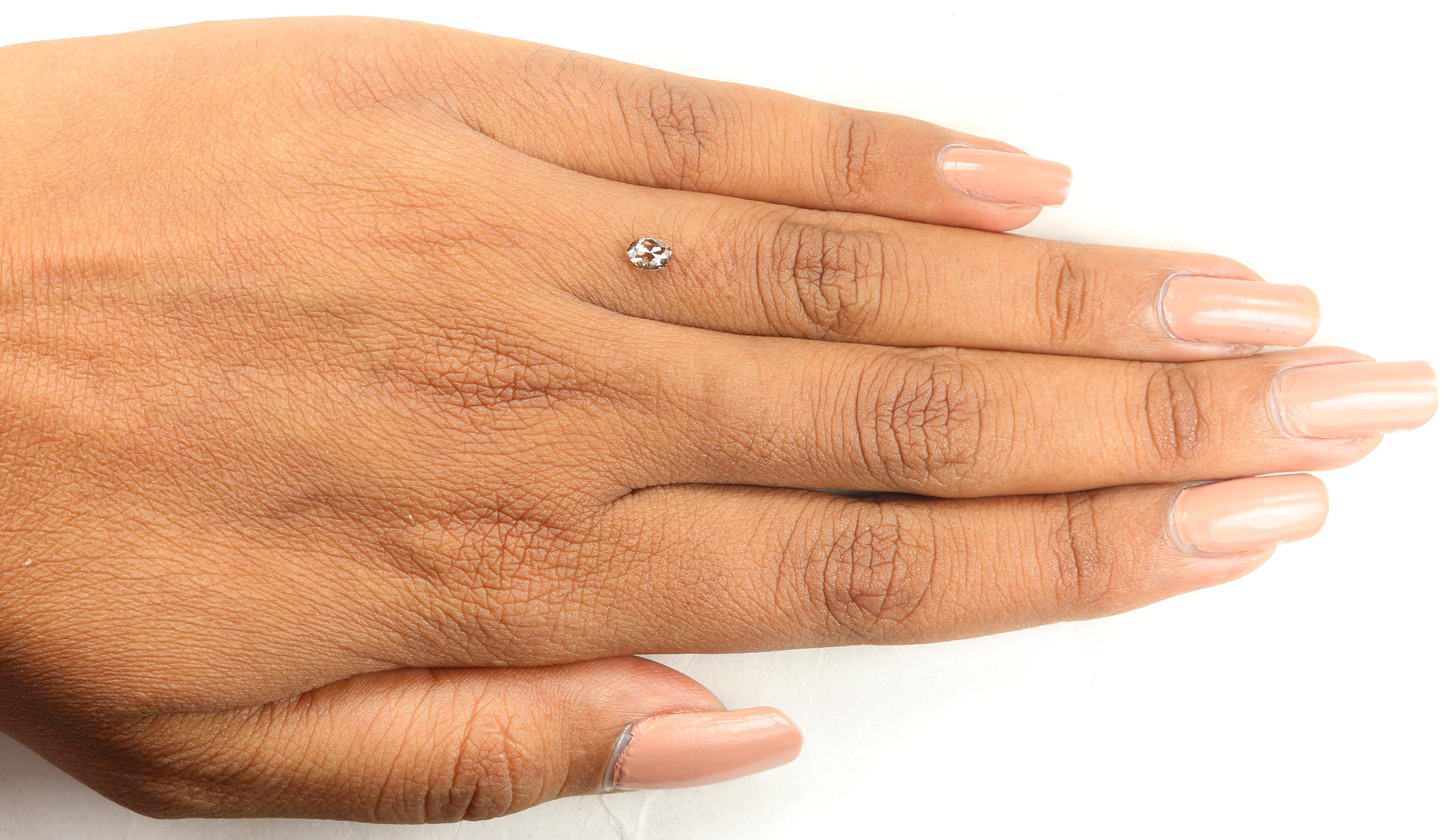 0.25 CT Natural Loose Oval Shape Diamond Brown Color Oval Cut Diamond 4.55 MM Natural Loose Brown Color Diamond Oval Rose Cut Diamond LQ487