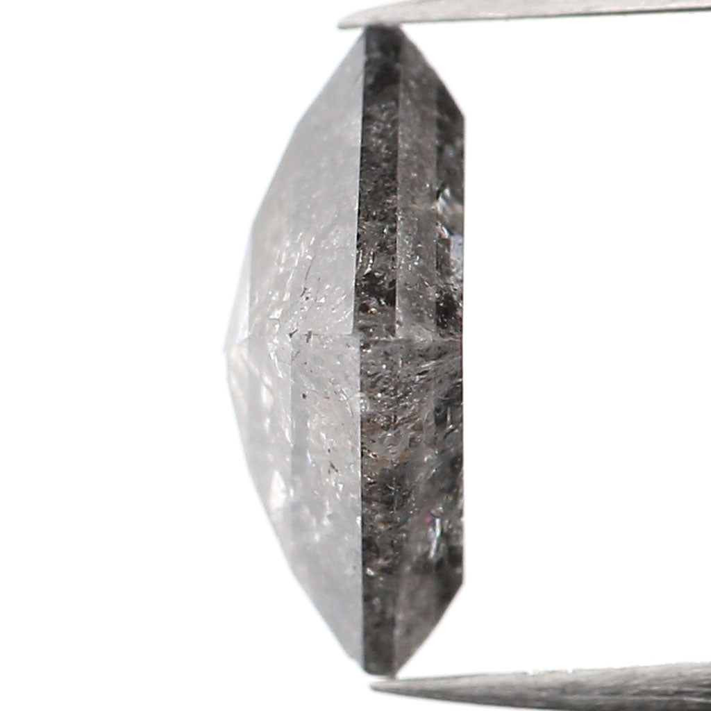 0.96 CT Natural Loose Kite Shape Diamond Salt And Pepper Kite Shape Diamond 7.80 MM Natural Black Grey Color Kite Rose Cut Diamond QL221