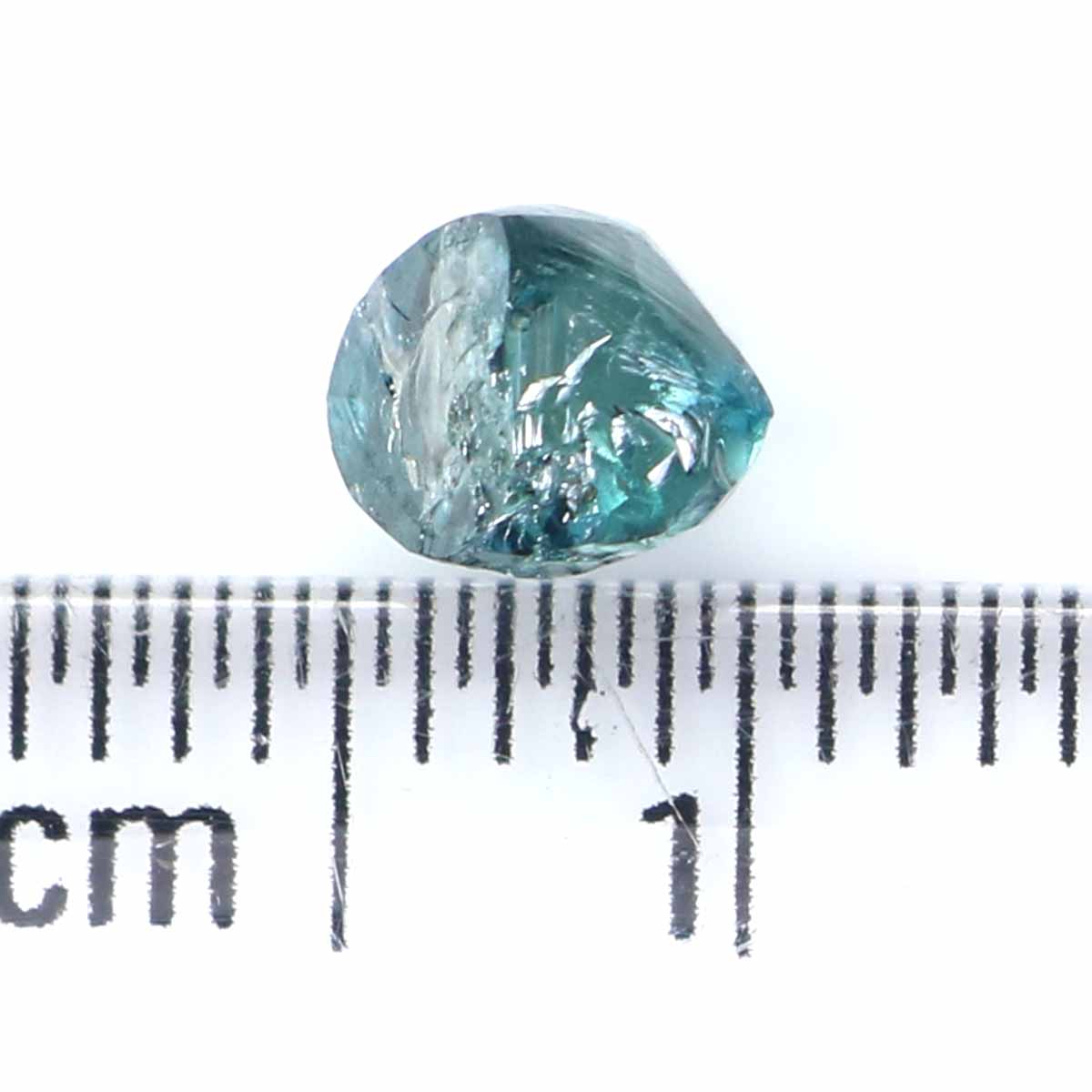 Natural Loose Rough Blue Color Diamond 0.94 CT 5.73 MM Rough Irregular Cut Diamond KDL2360