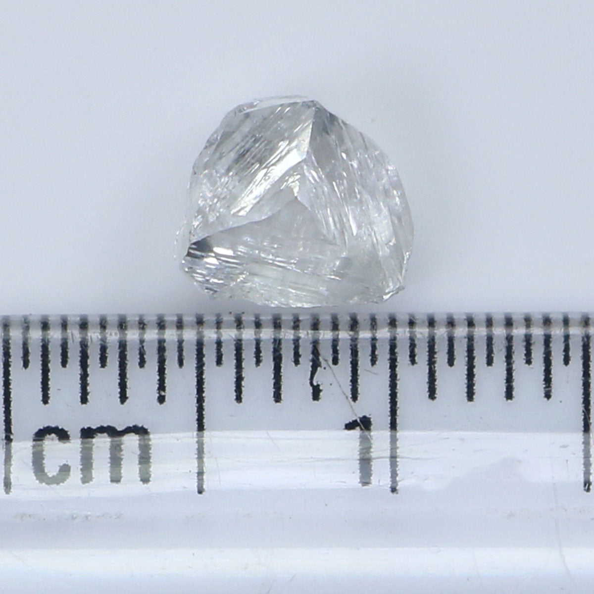 Natural Loose Rough White-F Color Diamond 1.34 CT 6.40 MM Rough Irregular Cut Diamond KDL2484