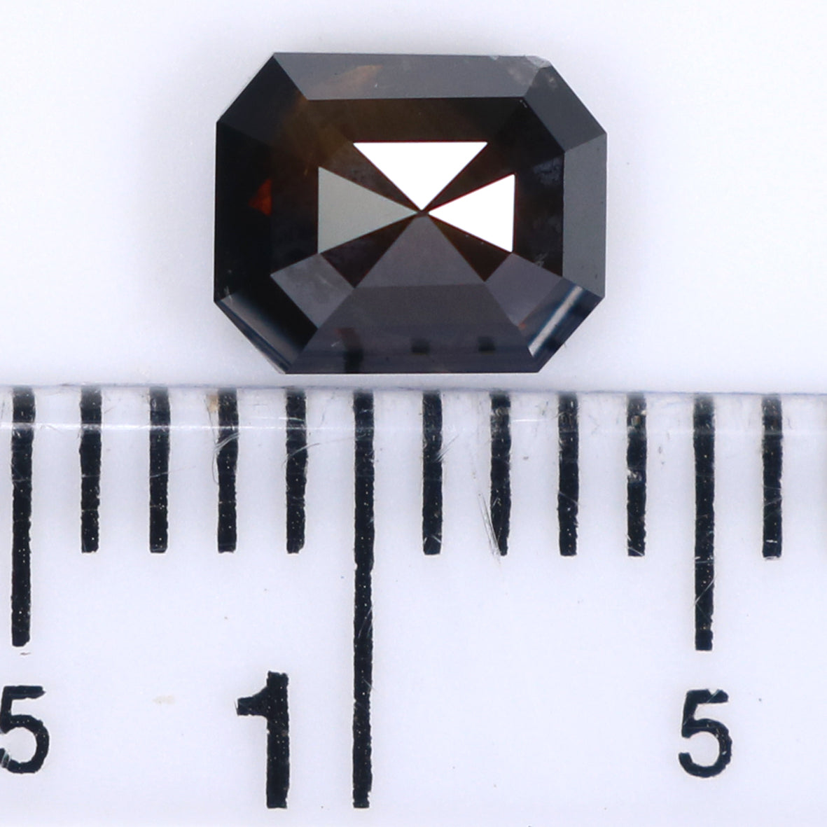 0.75 CT Natural Loose Radiant Shape Diamond Brown Color Radiant Diamond 5.75 MM Natural Loose Brown Color Radiant Rose Cut Diamond LQ8117