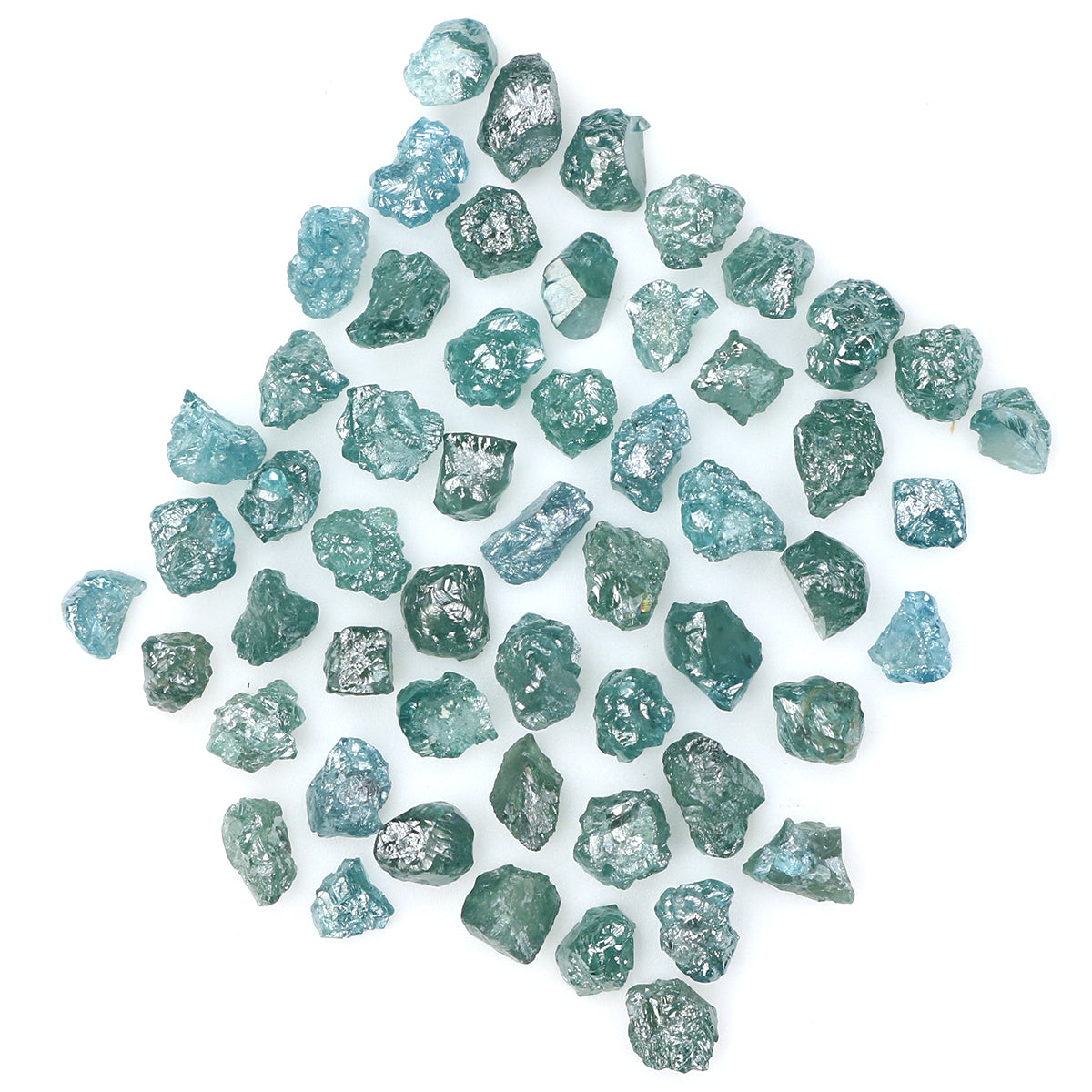 Natural Loose Rough Blue Color Diamond 5.03 CT 2.60 MM Rough Shape Rose Cut Diamond L1694