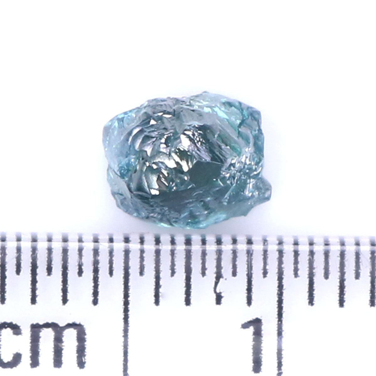 Natural Loose Rough Blue Color Diamond 0.76 CT 5.25 MM Rough Irregular Cut Diamond KDL2235