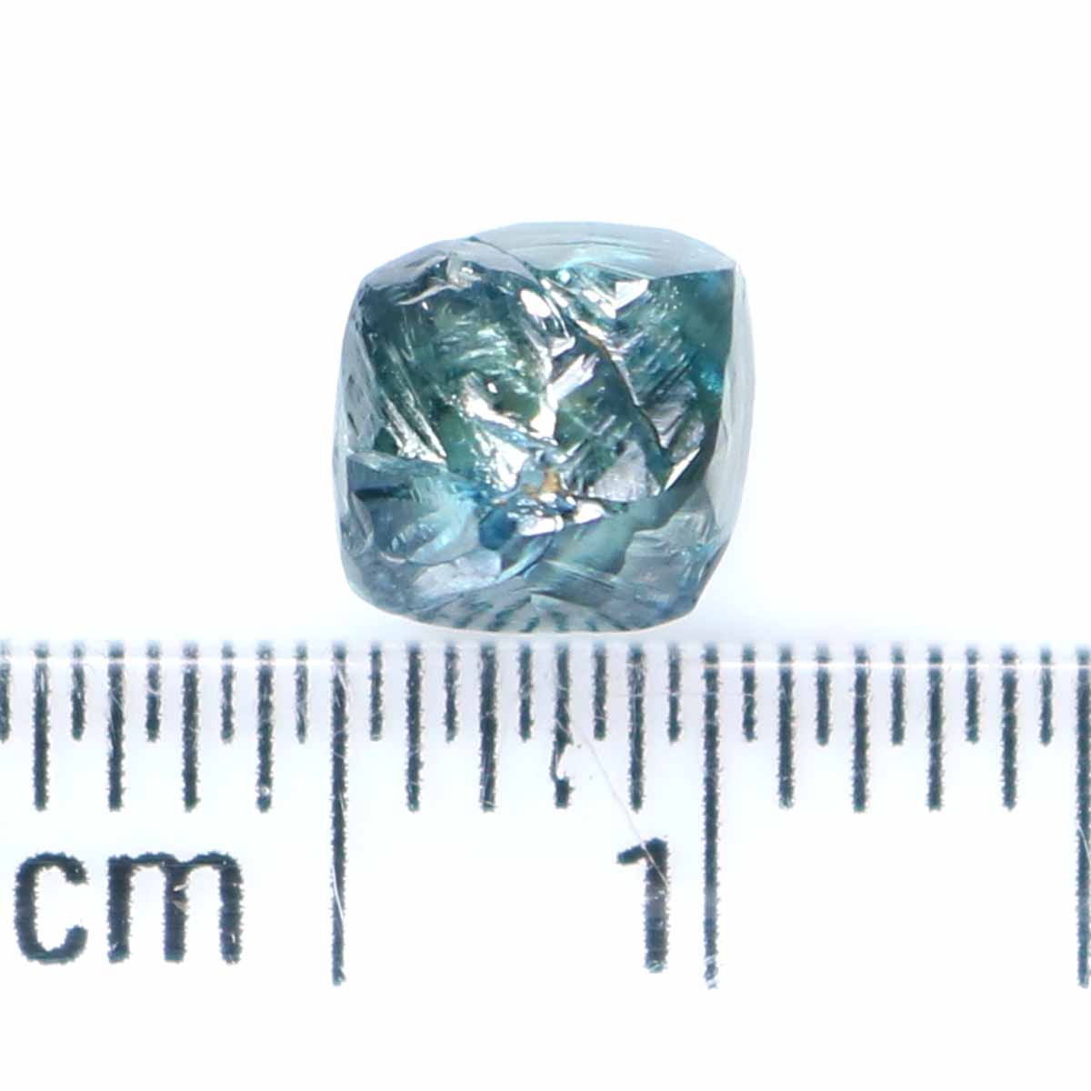 1.48 CT Natural Loose Rough Shape Diamond Blue Color Rough Cut Diamond 7.00 MM Natural Loose Blue Color Rough Irregular Cut Diamond L2357