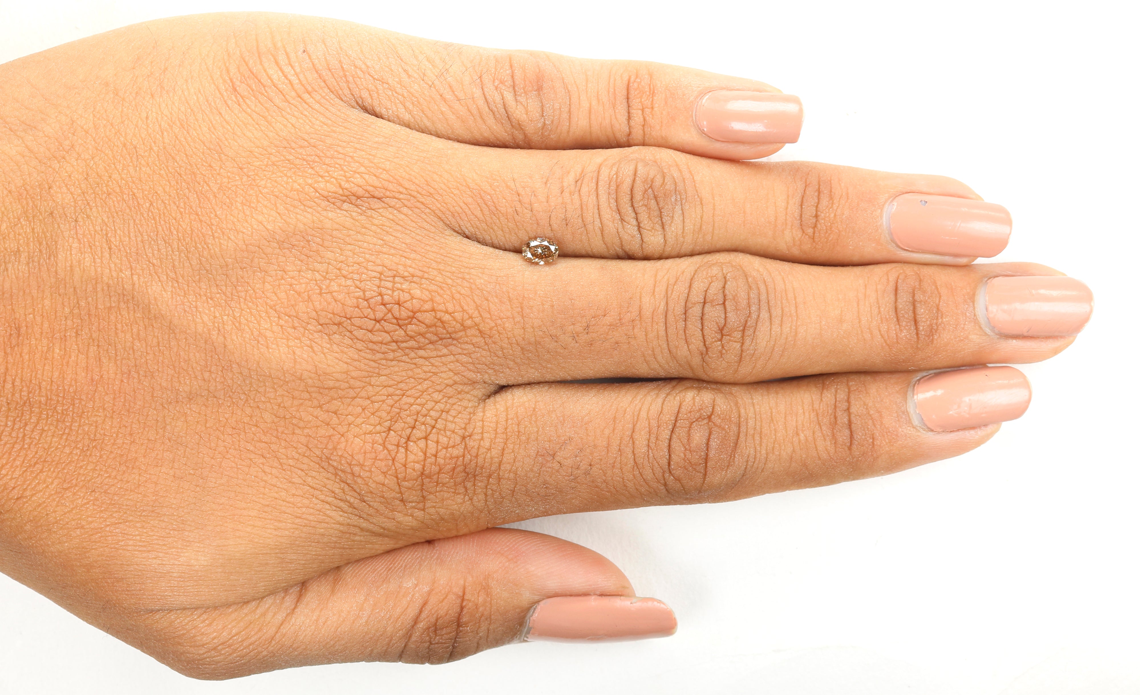 0.30 CT Natural Loose Oval Shape Diamond Brown Color Oval Cut Diamond 4.75 MM Natural Loose Brown Color Oval Brilliant Cut Diamond KQ2295