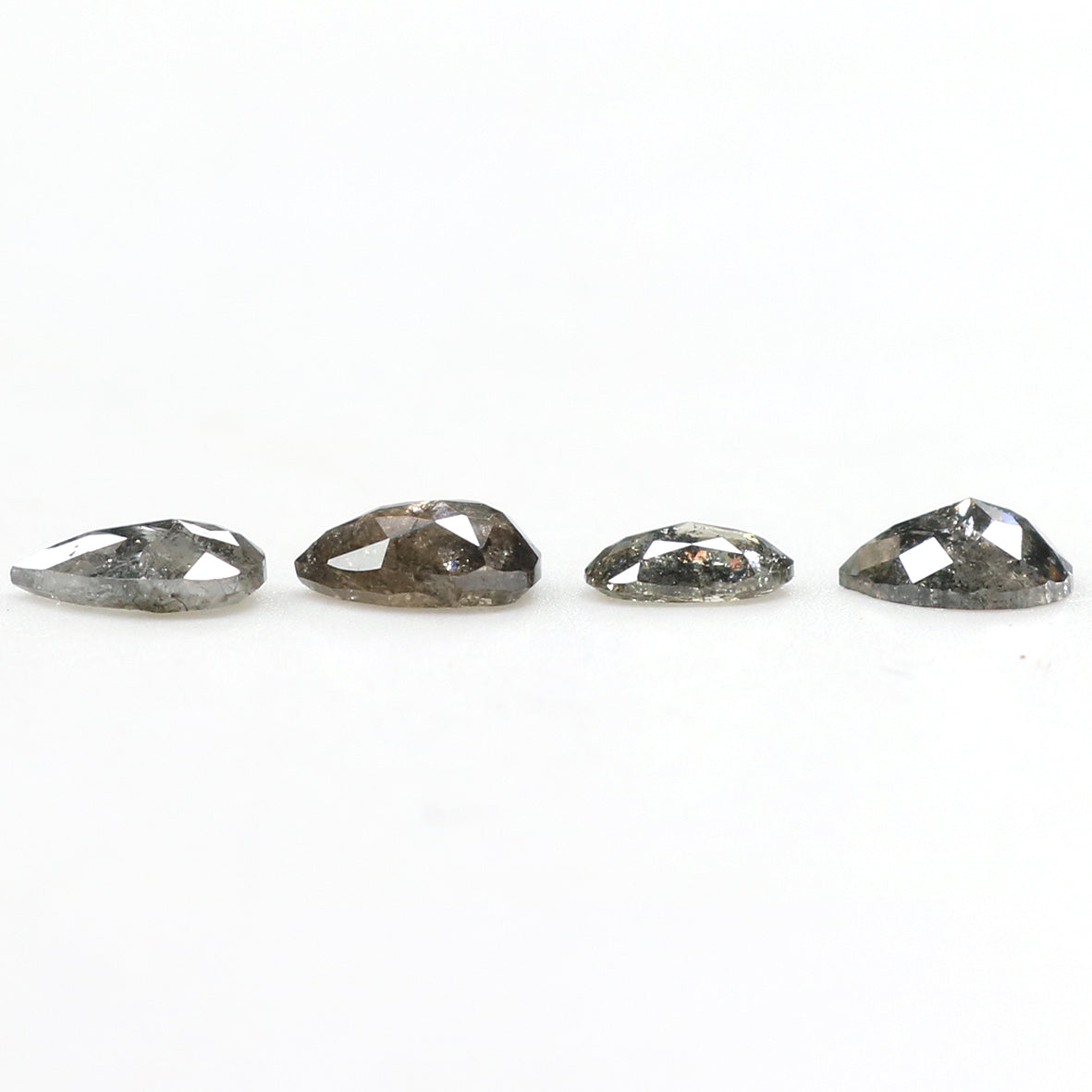 Natural Loose Mix Shape Salt And Pepper Diamond Black Grey Color 0.69 CT 3.90 MM Mix Shape Shape Rose Cut Diamond KDL1973
