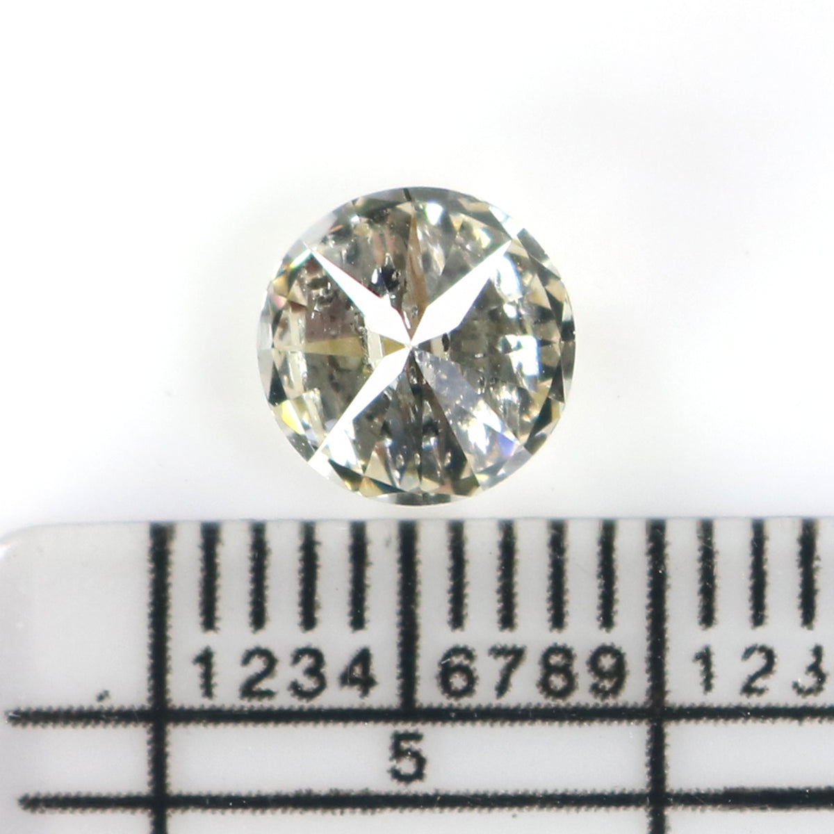 1.25 Ct Natural Loose Round Shape Diamond White - H Color Round Cut Diamond 6.45 MM Natural Loose Diamond Round Brilliant Cut Diamond QL2646