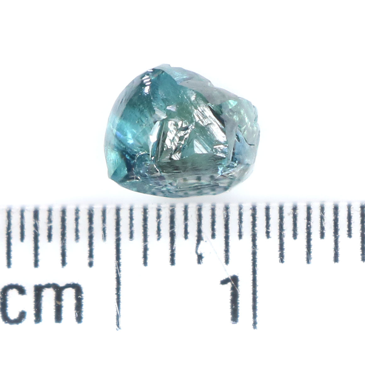 Natural Loose Rough Blue Color Diamond 1.14 CT 5.99 MM Rough Irregular Cut Diamond KDL2322