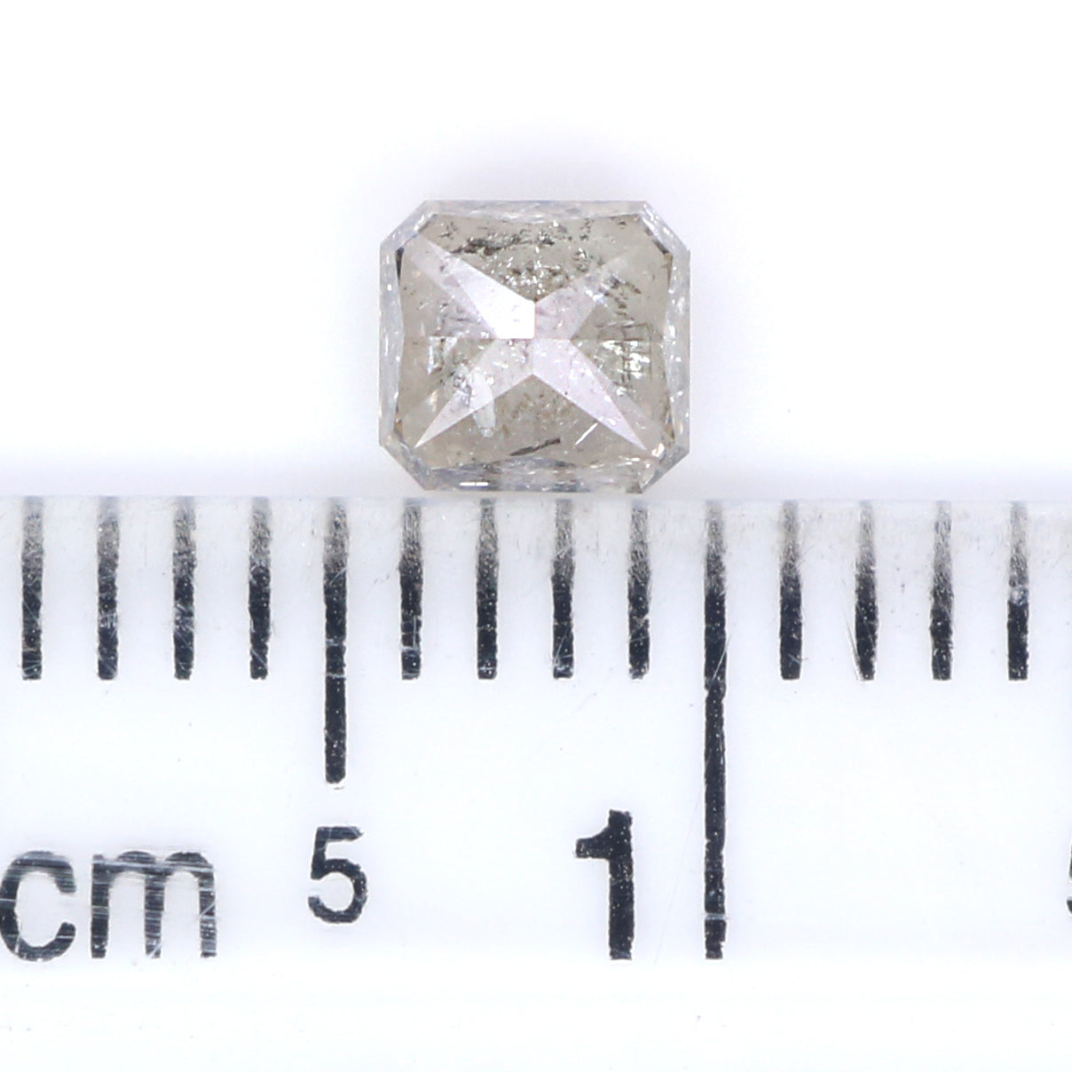 0.47 CT Natural Loose Radiant Shape Diamond White l Color Radiant Diamond 4.10 MM Natural Loose Diamond Radiant Rose Cut Diamond KQ1833