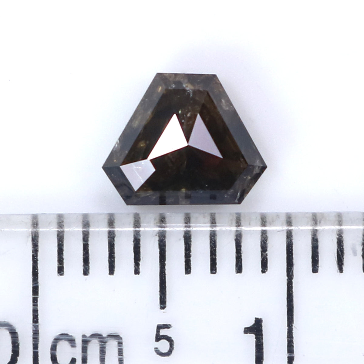 0.79 CT Natural Loose Triangle Diamond Brown Color Diamond Natural Loose Diamond 5.70 MM Triangle Cut Diamond Triangle Shape Diamond KQ1791