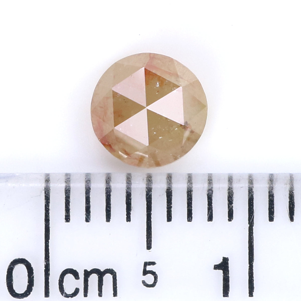 0.89 CT Natural Loose Round Rose Cut Diamond Yellow Color Round Shape Diamond 5.75 MM Natural Loose Gray Color Round Rose Cut Diamond LQ8867