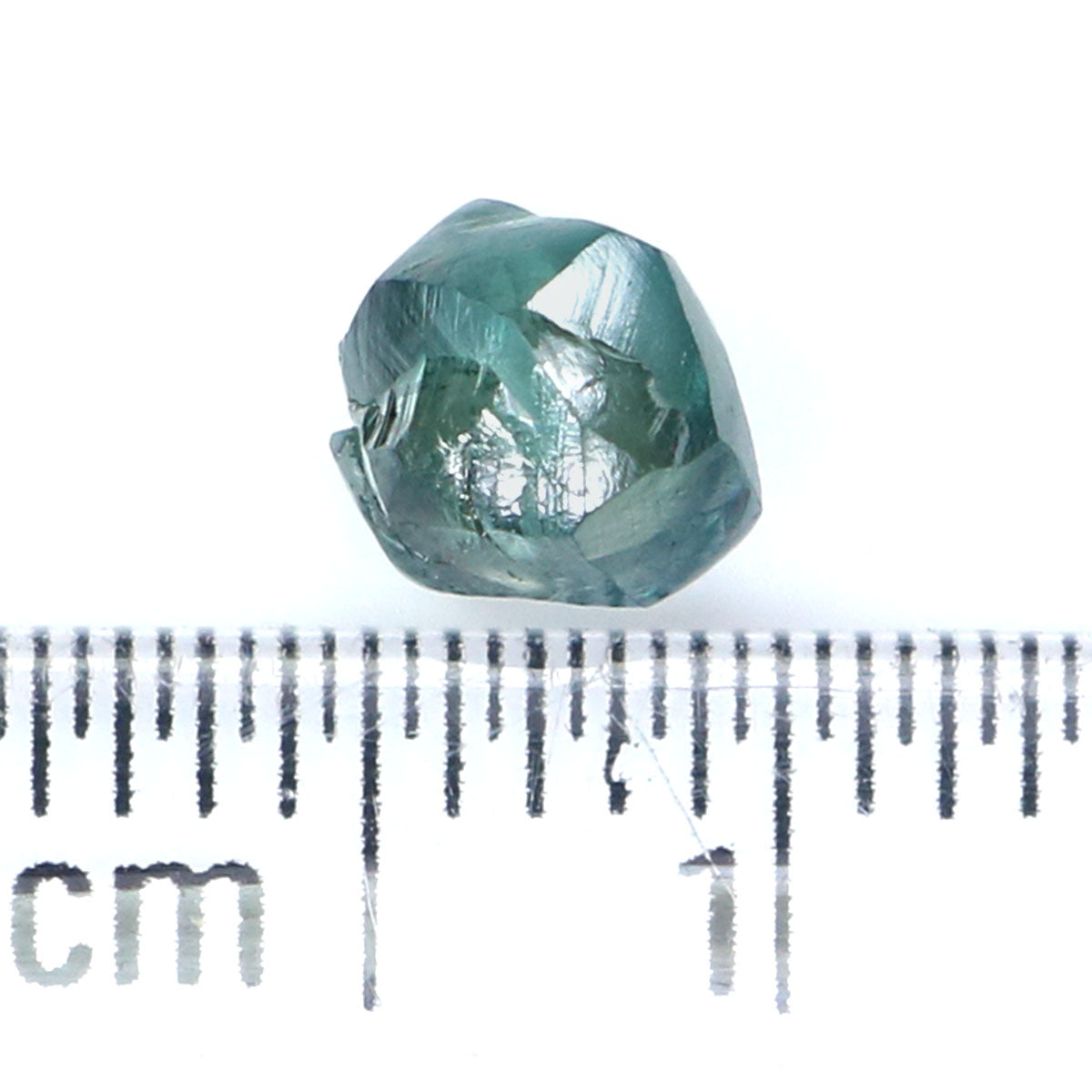 1.00 CT Natural Loose Rough Shape Diamond Blue Color Rough Cut Diamond 5.65 MM Natural Loose Blue Color Rough Irregular Cut Diamond QL2333