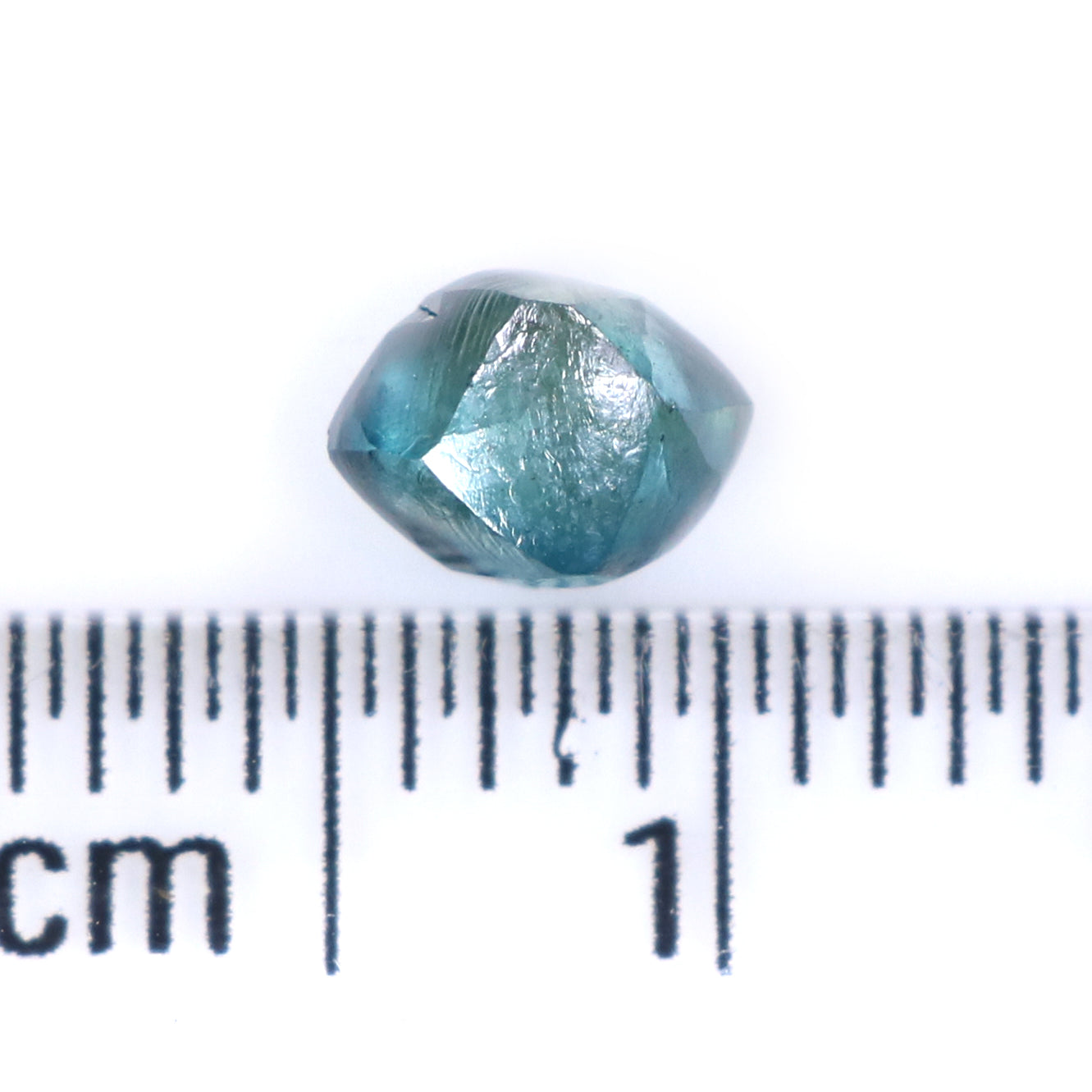 0.79 CT Natural Loose Rough Shape Diamond Blue Color Rough Cut Diamond 5.45 MM Natural Loose Blue Color Diamond Rough Crystal Diamond QL2225