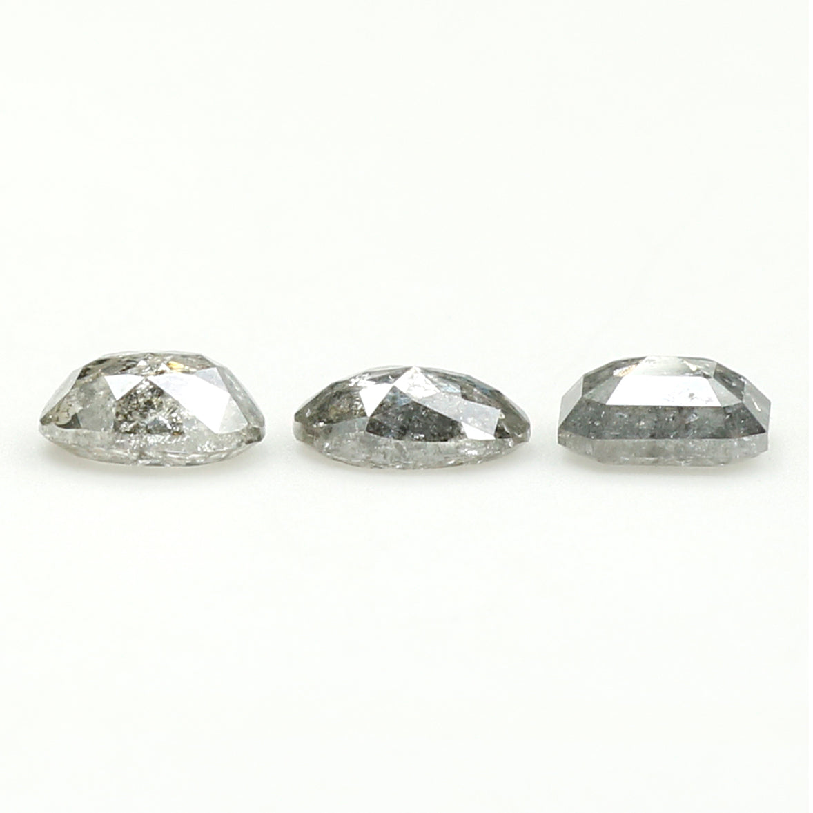 0.85 Ct Natural Loose Diamond, Mix Diamond, Salt And Pepper Diamond, Black Diamond, Grey Diamond, Minimal Diamond, Geometric Diamond, KDL636