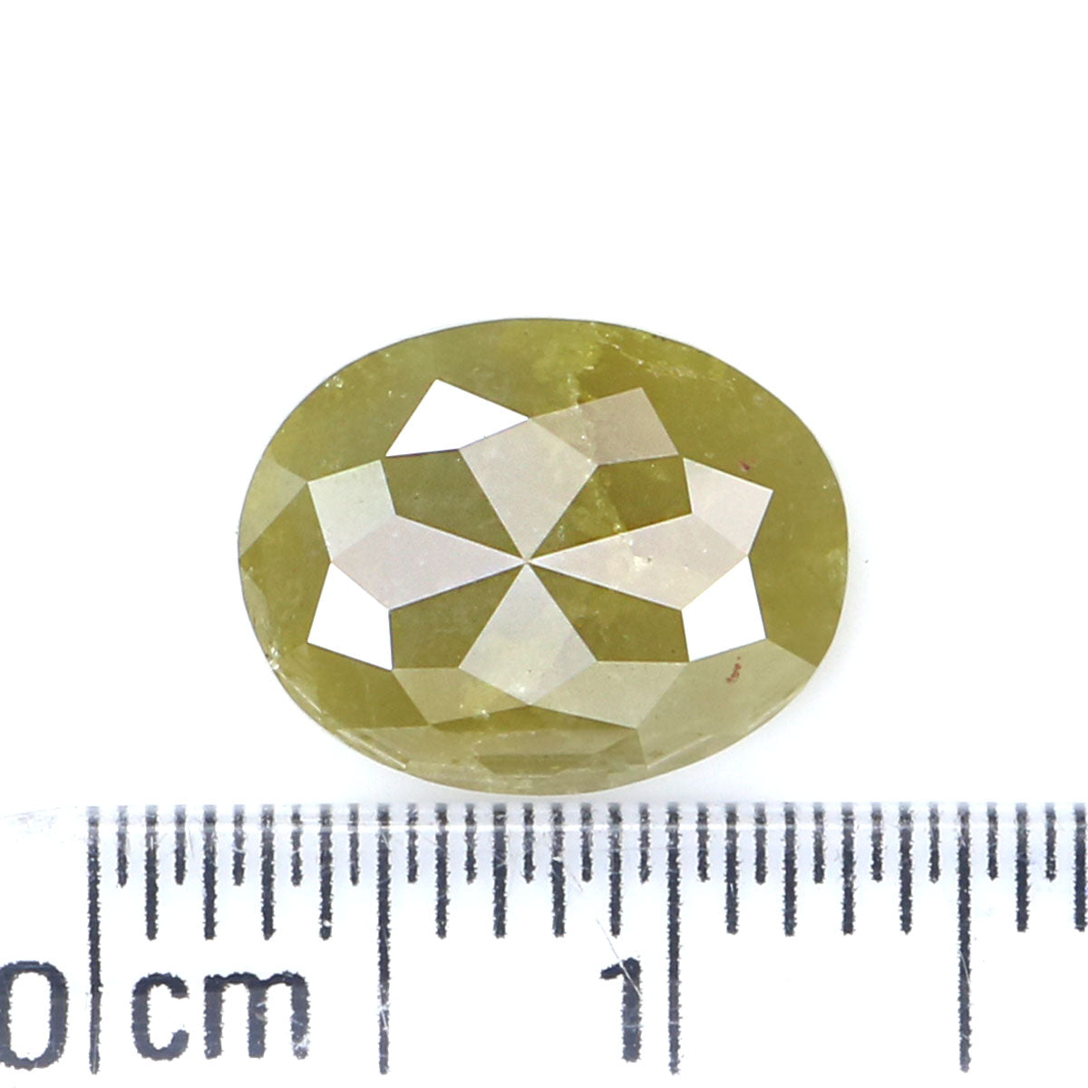 2.59 CT Natural Loose Oval Shape Diamond Yellow Color Oval Cut Diamond 10.55 MM Natural Loose Diamond Yellow Oval Rose Cut Diamond LQ2430