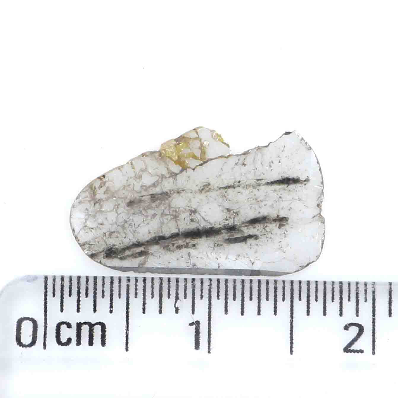 0.91 Ct Natural Loose Slice Shape Diamond Grey Color Slice Cut Diamond 15.75 MM Natural Loose Grey Color Slice Irregular Cut Diamond LQ9774