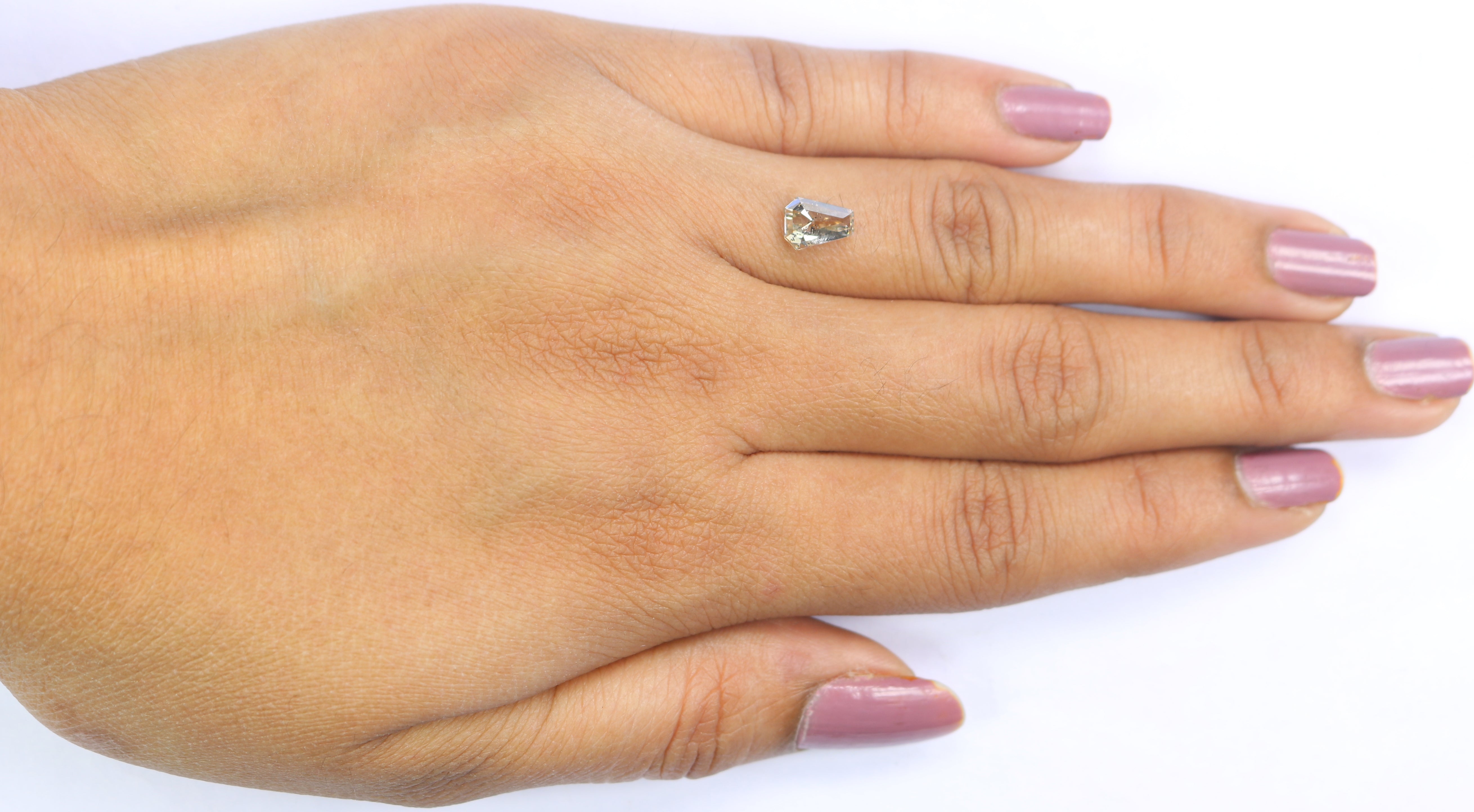 1.02 Ct Natural Loose Coffin Shape Diamond White - I Color Coffin Cut Diamond 7.05 MM Natural Loose White Diamond Coffin Cut Diamond KDL2659