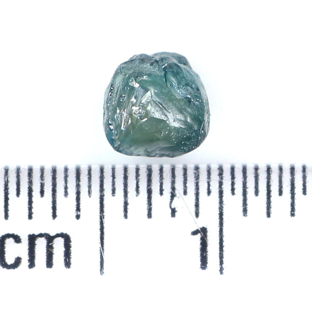 0.88 CT Natural Loose Rough Shape Diamond Blue Color Rough Cut Diamond 5.25 MM Natural Loose Blue Diamond Rough Irregular Cut Diamond LQ2337