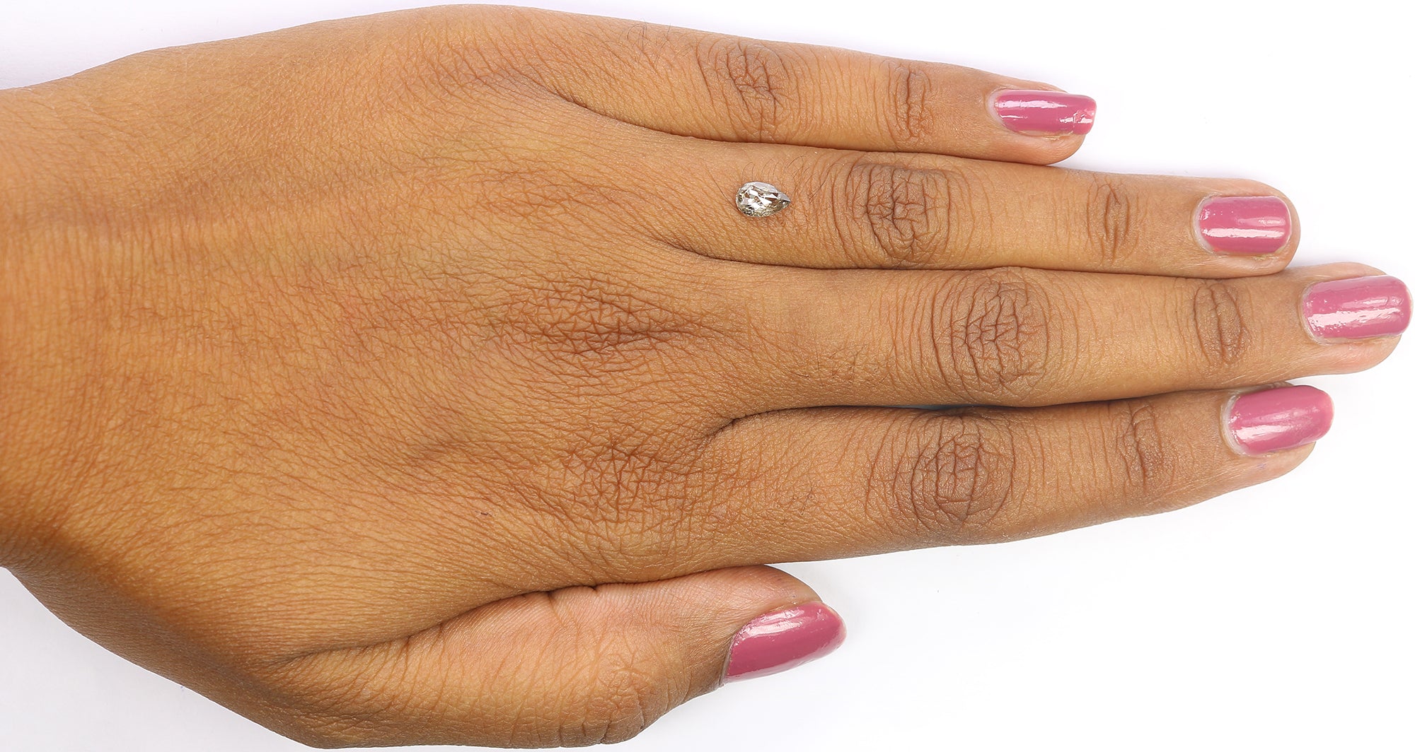 0.39 CT Natural Loose Pear Shape Diamond Salt And Pepper Pear Cut Diamond 6.15 MM Natural Brown Color Diamond Pear Rose Cut Diamond LQ975