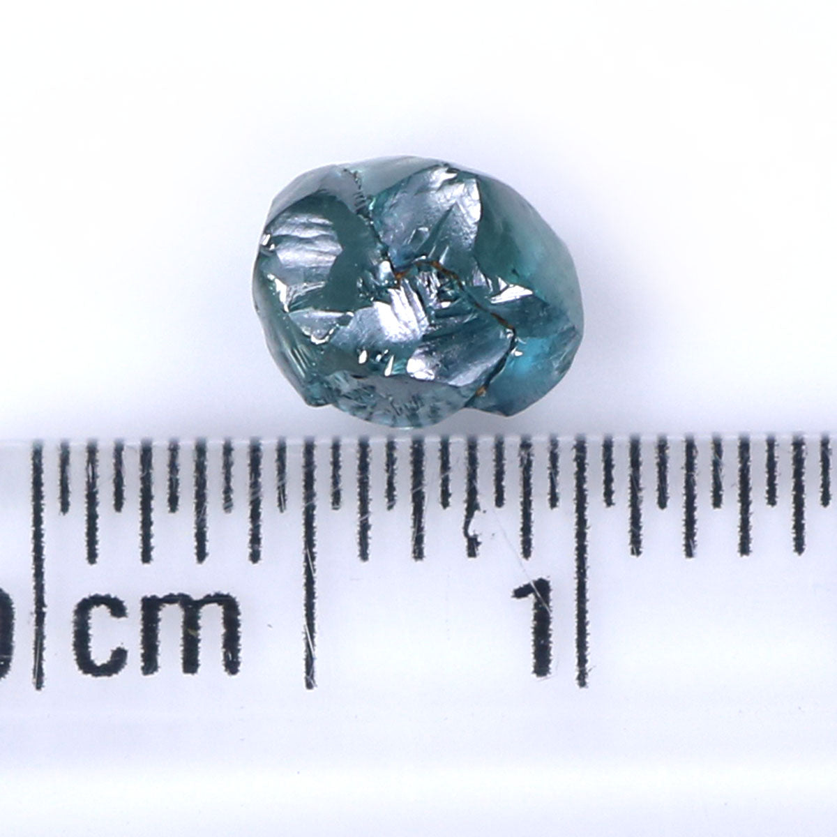 1.30 CT Natural Loose Rough Shape Diamond Blue Color Rough Cut Diamond 6.10 MM Natural Loose Blue Color Rough Irregular Cut Diamond QL2277
