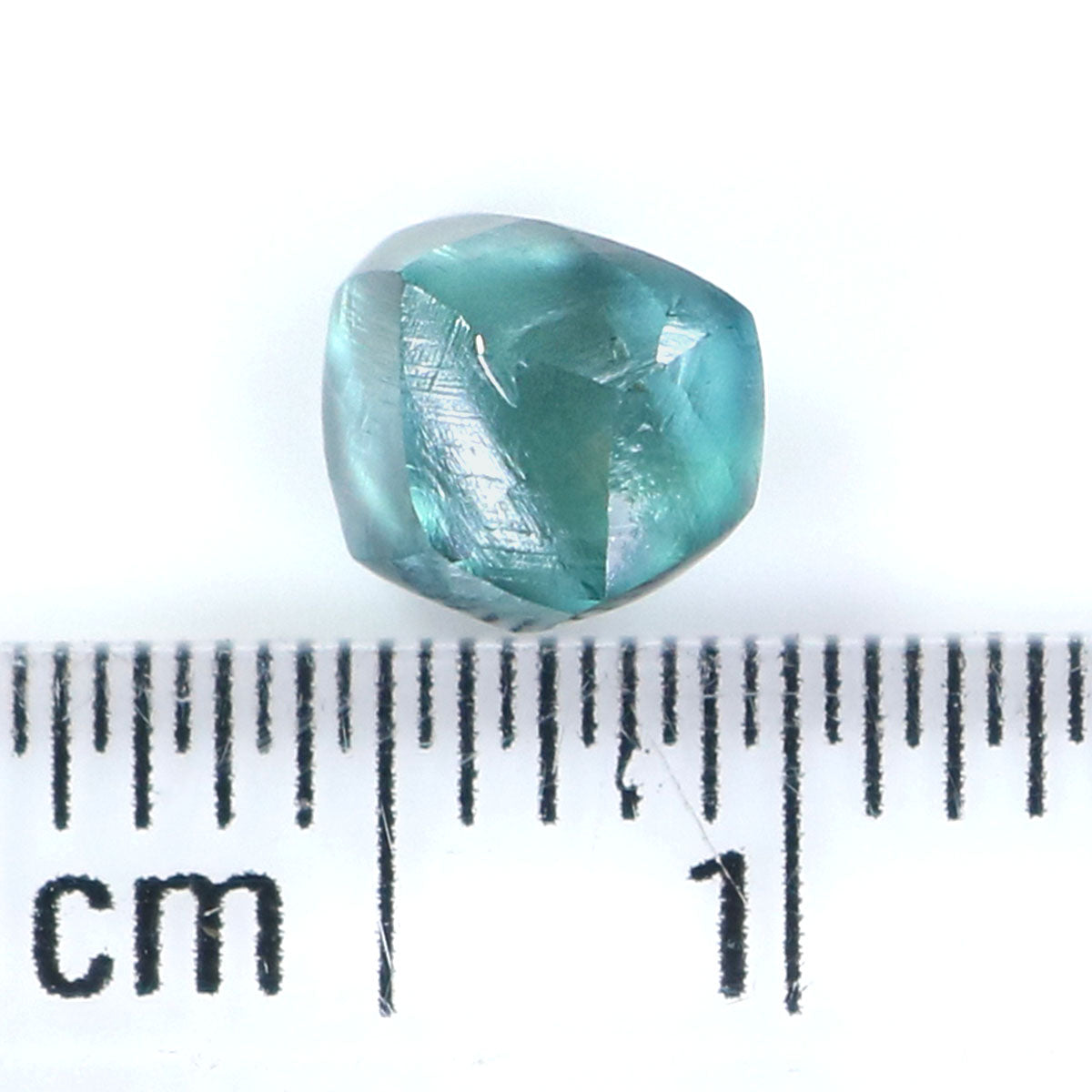 Natural Loose Crystal Rough Blue Color Diamond 1.16 CT 6.25 MM Rough Irregular Cut Diamond KDL2331