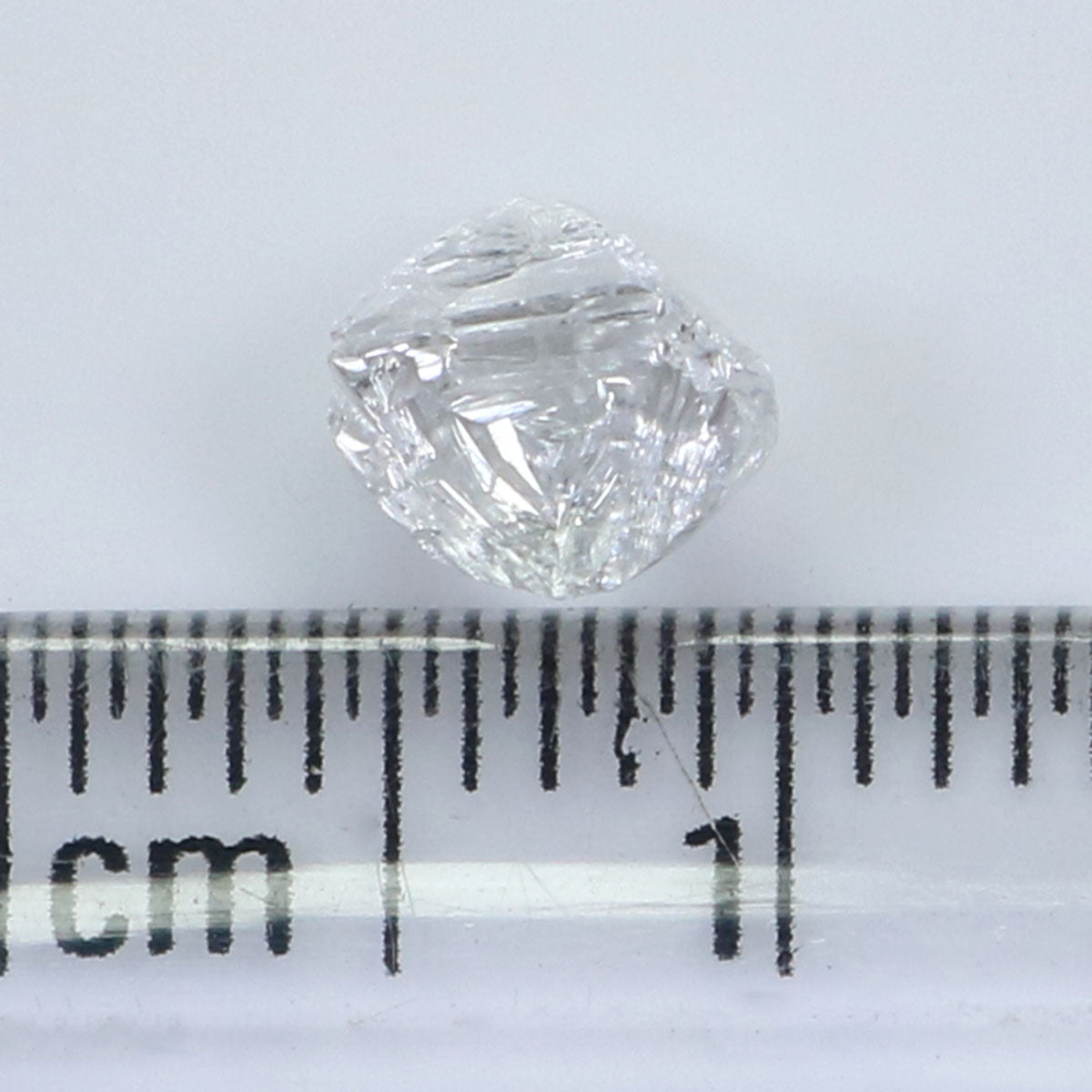 0.97 CT Natural Loose Rough Shape Diamond White-F Color Rough Cut Diamond 5.40 MM Natural White-F Diamond Rough Irregular Cut Diamond QL2470