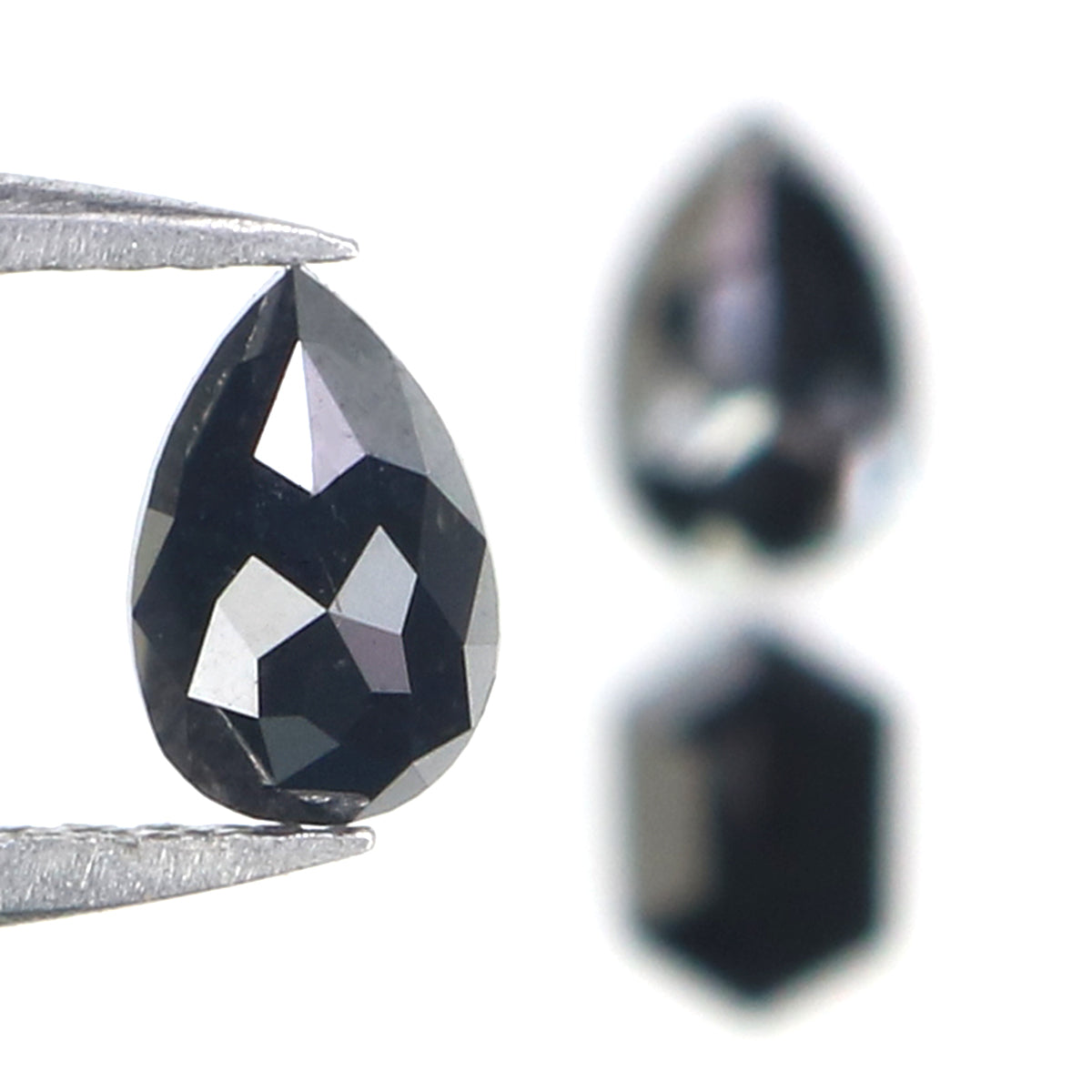 Natural Loose Mix Shape Black Color Diamond 0.87 CT 5.93 MM Mix Shape Rose Cut Diamond L2709