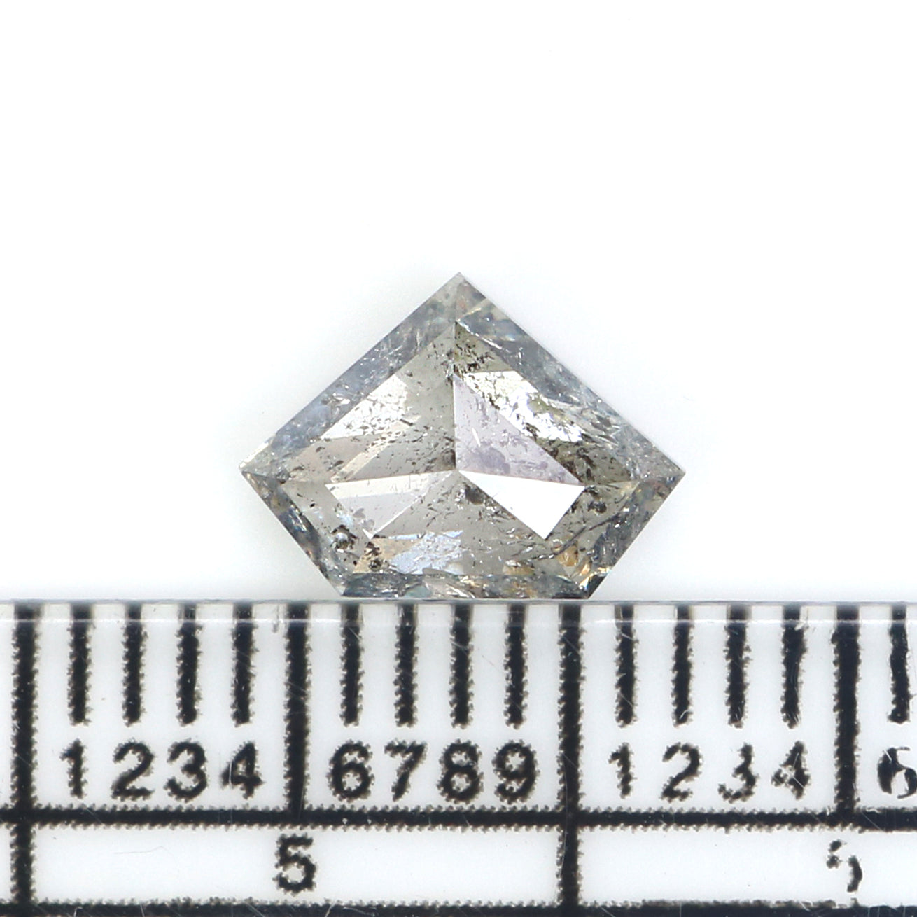 1.19 Ct Natural Loose Shield Diamond White-G Color Shield Cut Diamond 5.95 MM Natural Loose White-G Diamond Shield Rose Cut Diamond KDL2605