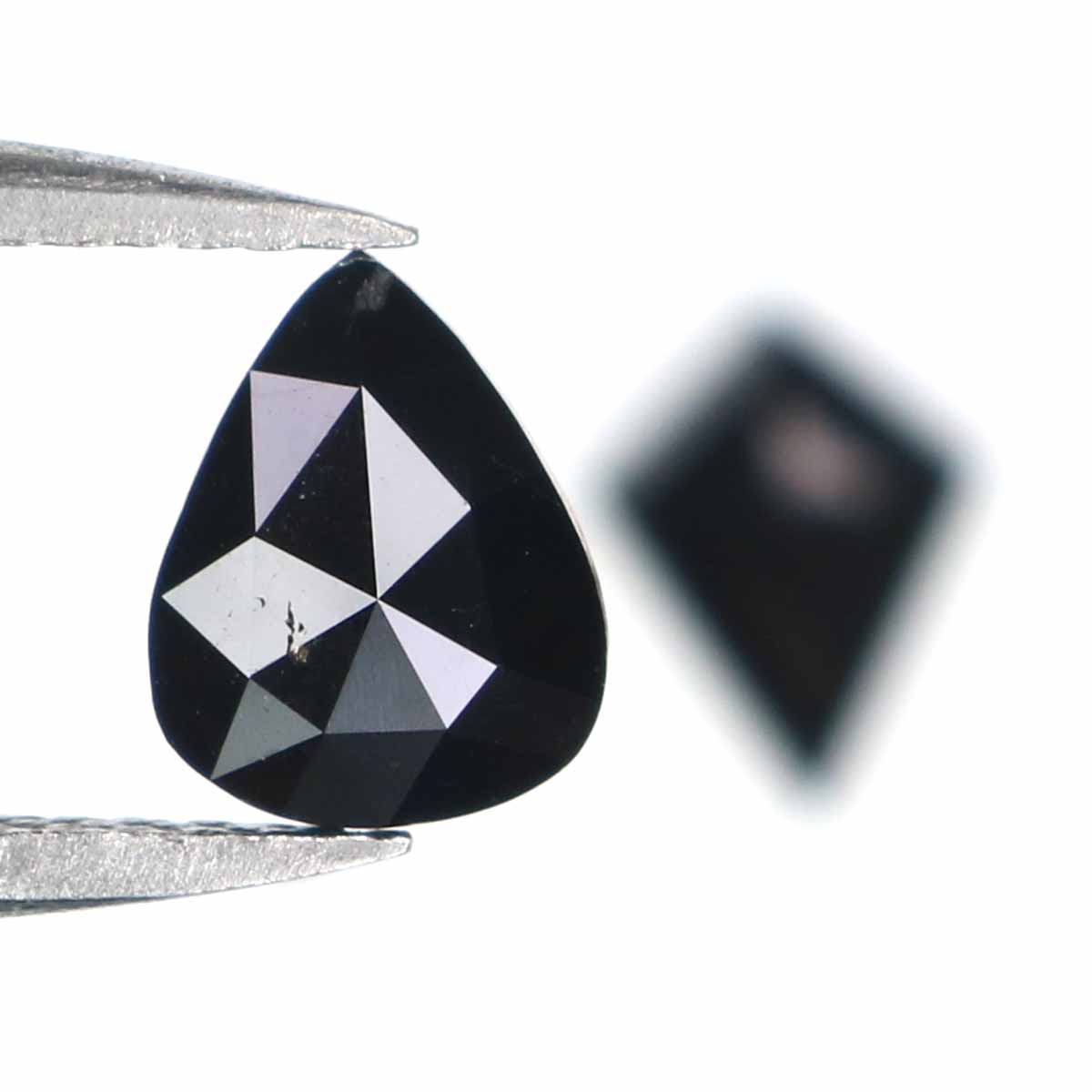 0.76 CT Natural Loose Mix Shape Diamond Black Color Mix Shape Diamond 7.10 MM Natural Loose Black Color Mix Shape Rose Cut Diamond LQ2769