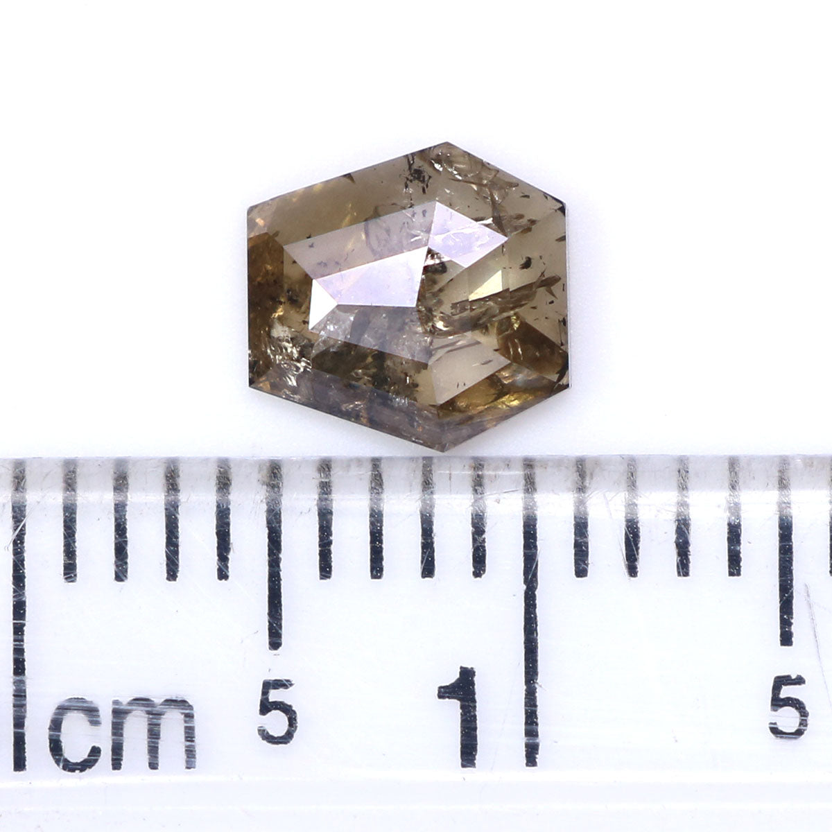 0.70 CT Natural Loose Coffin Shape Diamond Brown Color Coffin Cut Diamond 6.30 MM Natural Loose Brown Color Coffin Rose Cut Diamond LQ7437