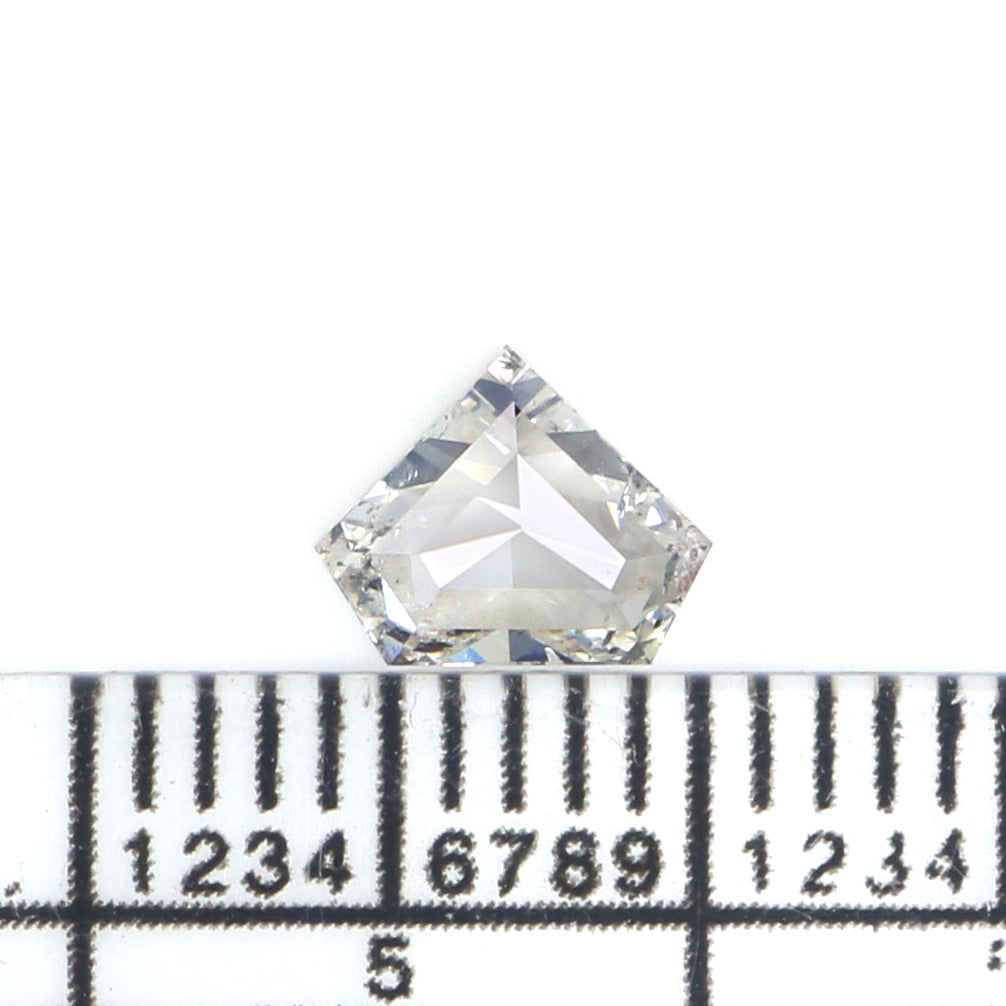 0.67 Ct Natural Loose Shield Diamond White-G Color Shield Cut Diamond 5.15 MM Natural Loose White-G Diamond Shield Rose Cut Diamond LQ2631