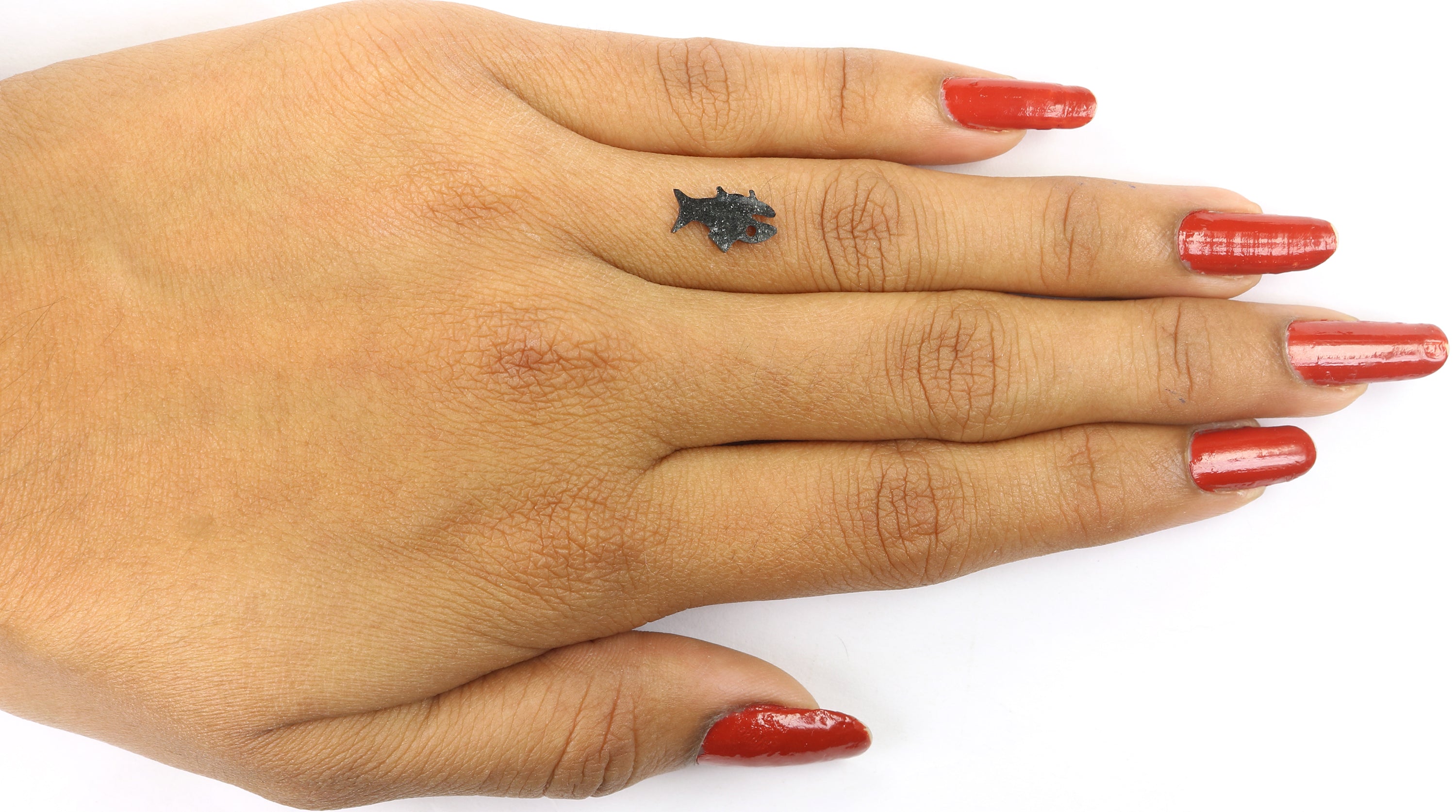 0.63 CT Natural Loose Diamond, Fish Diamond, Black Diamond, Antique Diamond, Real Diamond, Rustic Diamond, Polished Diamond, KDK2360