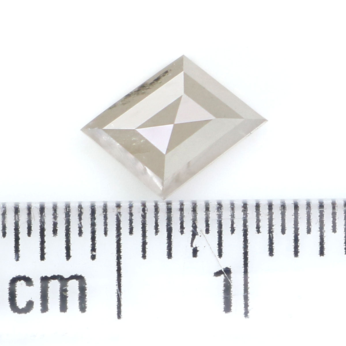 0.76 Ct Natural Loose Kite Shape Diamond Grey Color Kite Cut Diamond 7.40 MM Natural Loose Diamond Grey Kite Shape Rose Cut Diamond LQ7326