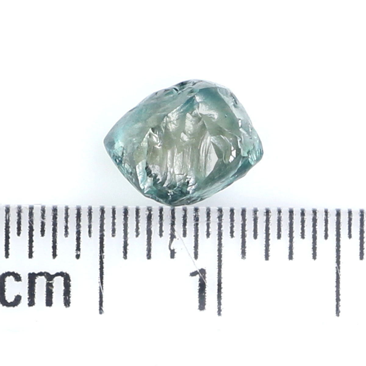 Natural Loose Rough Blue Color Diamond 1.48 CT 6.74 MM Rough Irregular Cut Diamond KDL2349