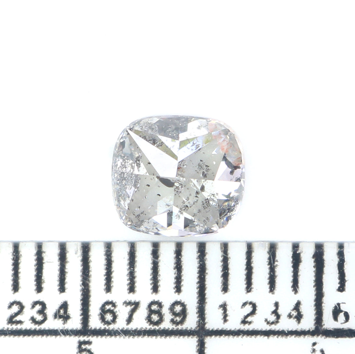 Natural Loose Cushion Diamond White - F Color 1.02 CT 5.78 MM Cushion Shape Rose Cut Diamond L2663