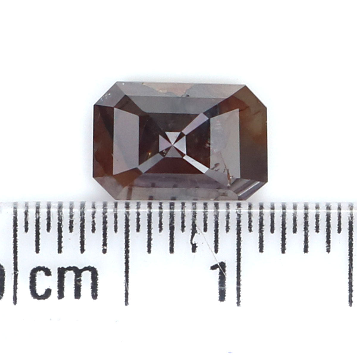1.36 CT Natural Loose Emerald Shape Diamond Brown Color Emerald Cut Diamond 7.80 MM Natural Loose Grey Color Emerald Rose Cut Diamond LQ7129