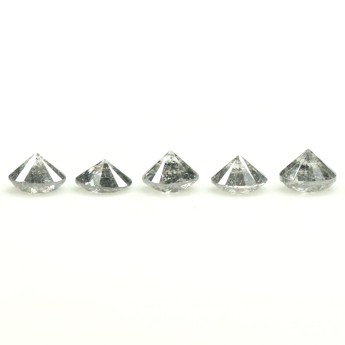 0.73 CT Natural Loose Round Shape Diamond Salt And Pepper Round Cut Diamond 3.25 MM Natural Loose Diamond Round Brilliant Cut Diamond QL1392