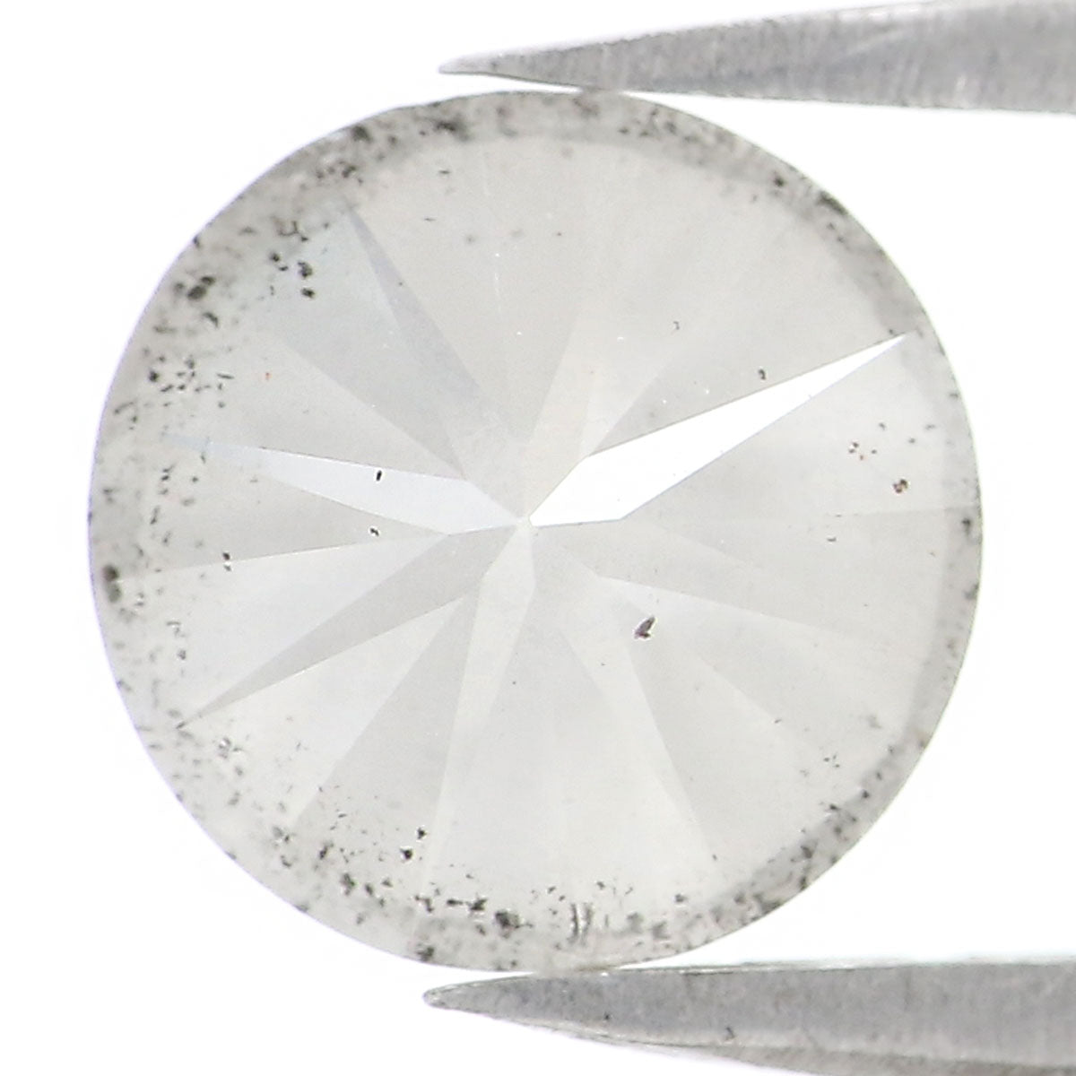 2.56 CT Natural Loose Round Shape Diamond Grey Color Round Cut Diamond 8.20 MM Natural Loose Diamond Round Brilliant Cut Diamond QL2517