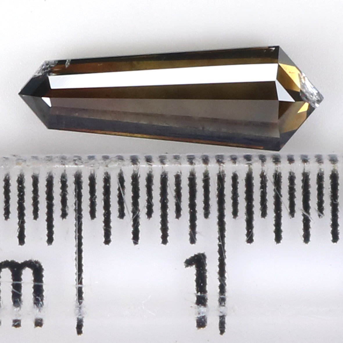 0.64 CT Natural Loose Shield Shape Diamond Brown Color Shield Cut Diamond 10.75 MM Natural Brown Diamond Shield Rose Cut Diamond QLB1778