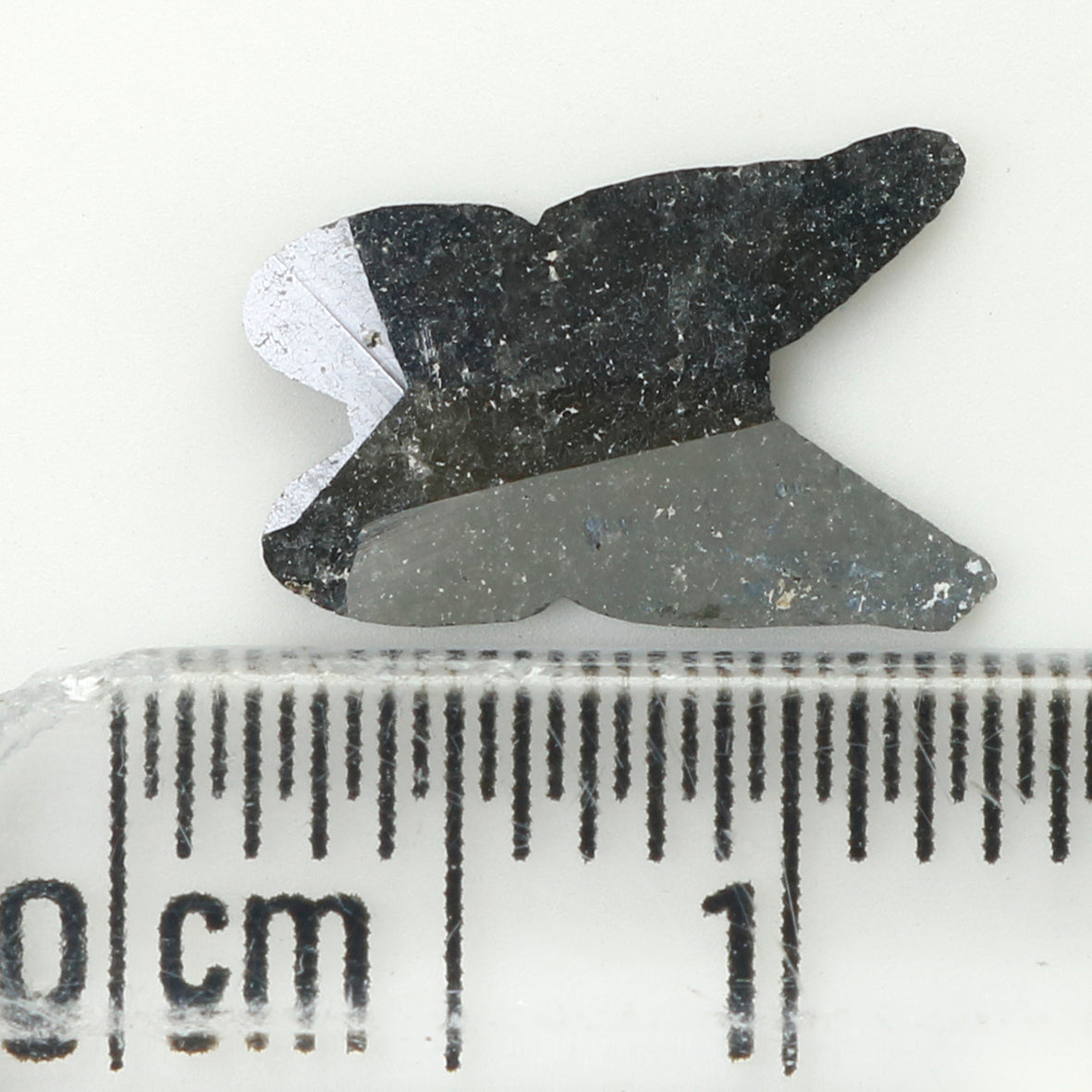 0.99 CT Natural Loose Butterfly Shape Diamond Black Color Butterfly Diamond 10.90 MM Natural Black Color Butterfly Rose Cut Diamond LQ393