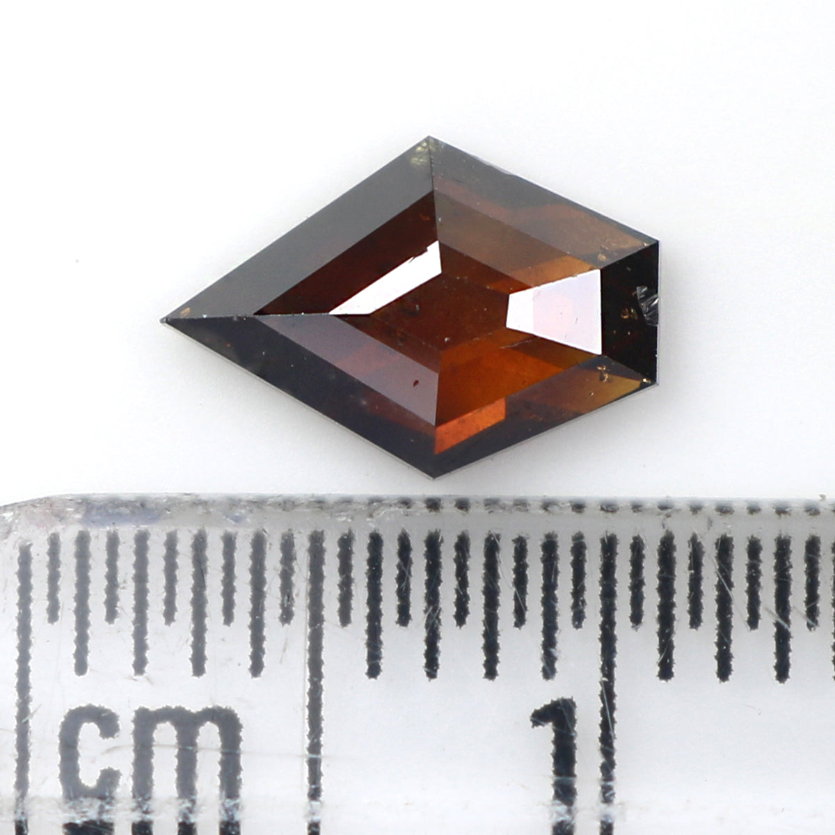 1.04 CT Natural Loose Shield Shape Diamond Brown Color Shield Cut Diamond 8.65 MM Natural Loose Brown Diamond Shield Rose Cut Diamond QL1756