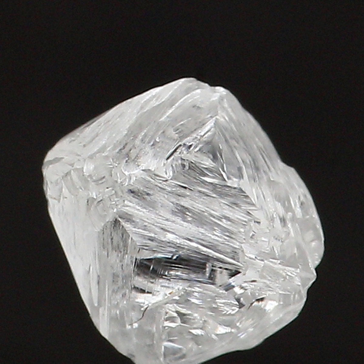 0.97 CT Natural Loose Rough Shape Diamond White-F Color Rough Cut Diamond 5.40 MM Natural White-F Diamond Rough Irregular Cut Diamond QL2470