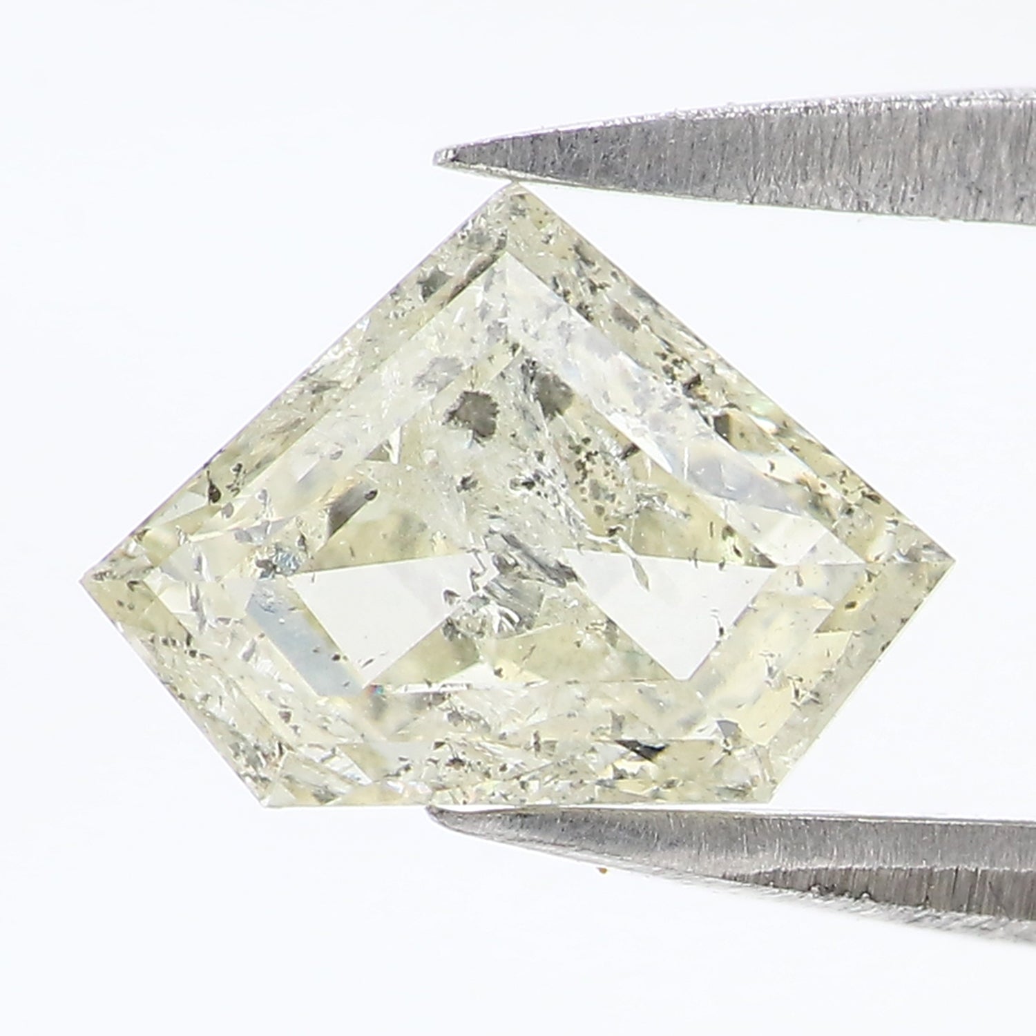 1.21 Ct Natural Loose Shield Shape Diamond White -J Color Shield Cut Diamond 6.25 MM Natural White -J Diamond Shield Rose Cut Diamond LQ2575